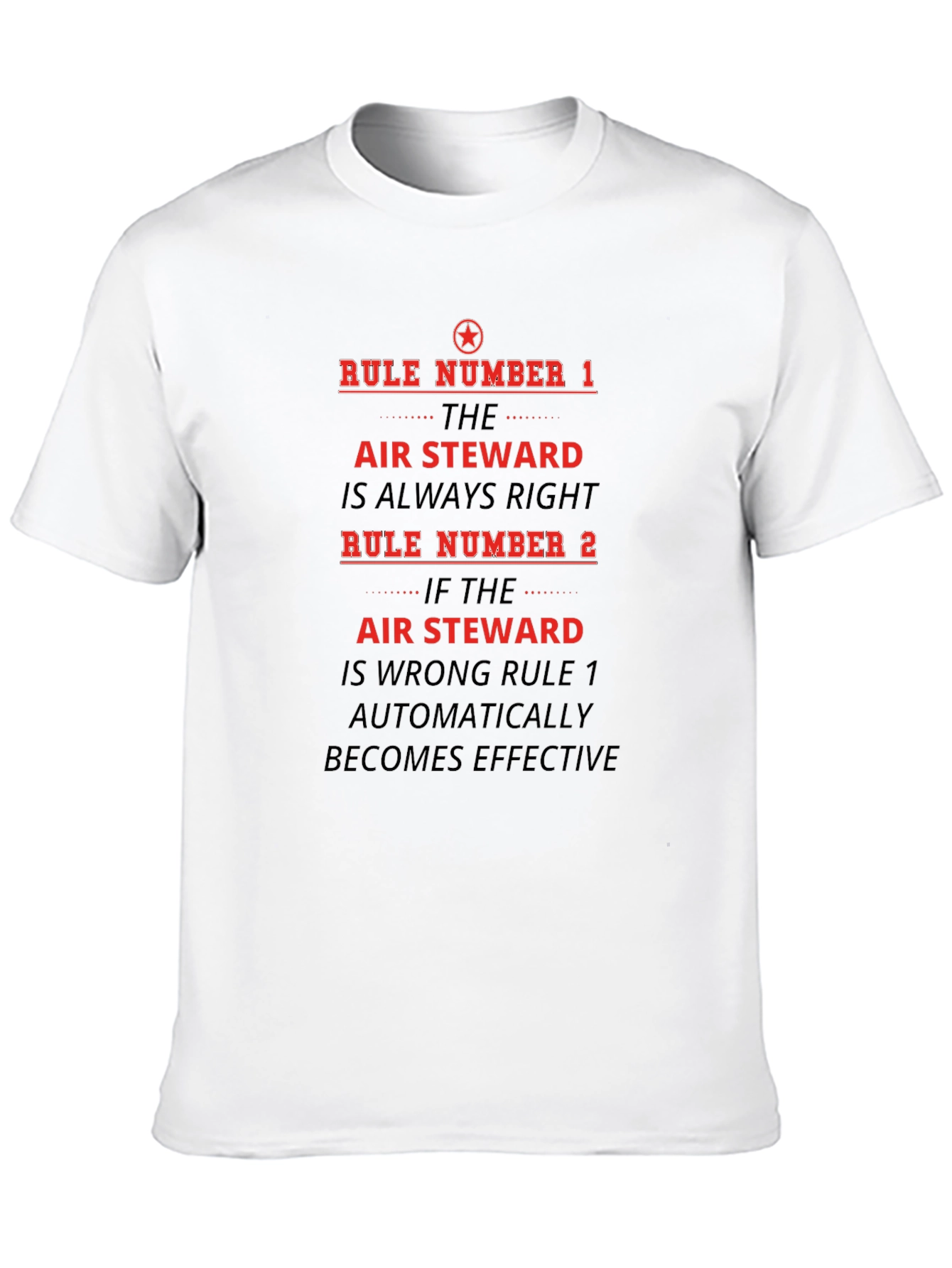 Air Steward Rule T-Shirt