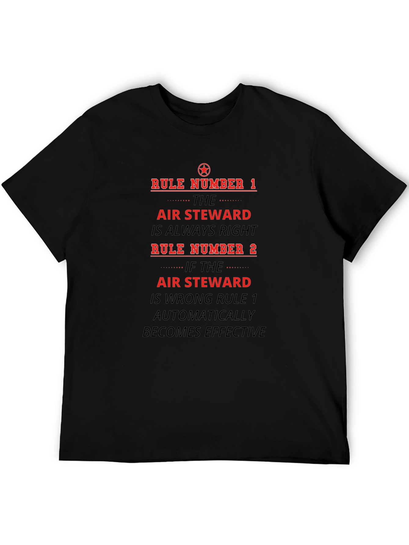 Air Steward Rule T-Shirt