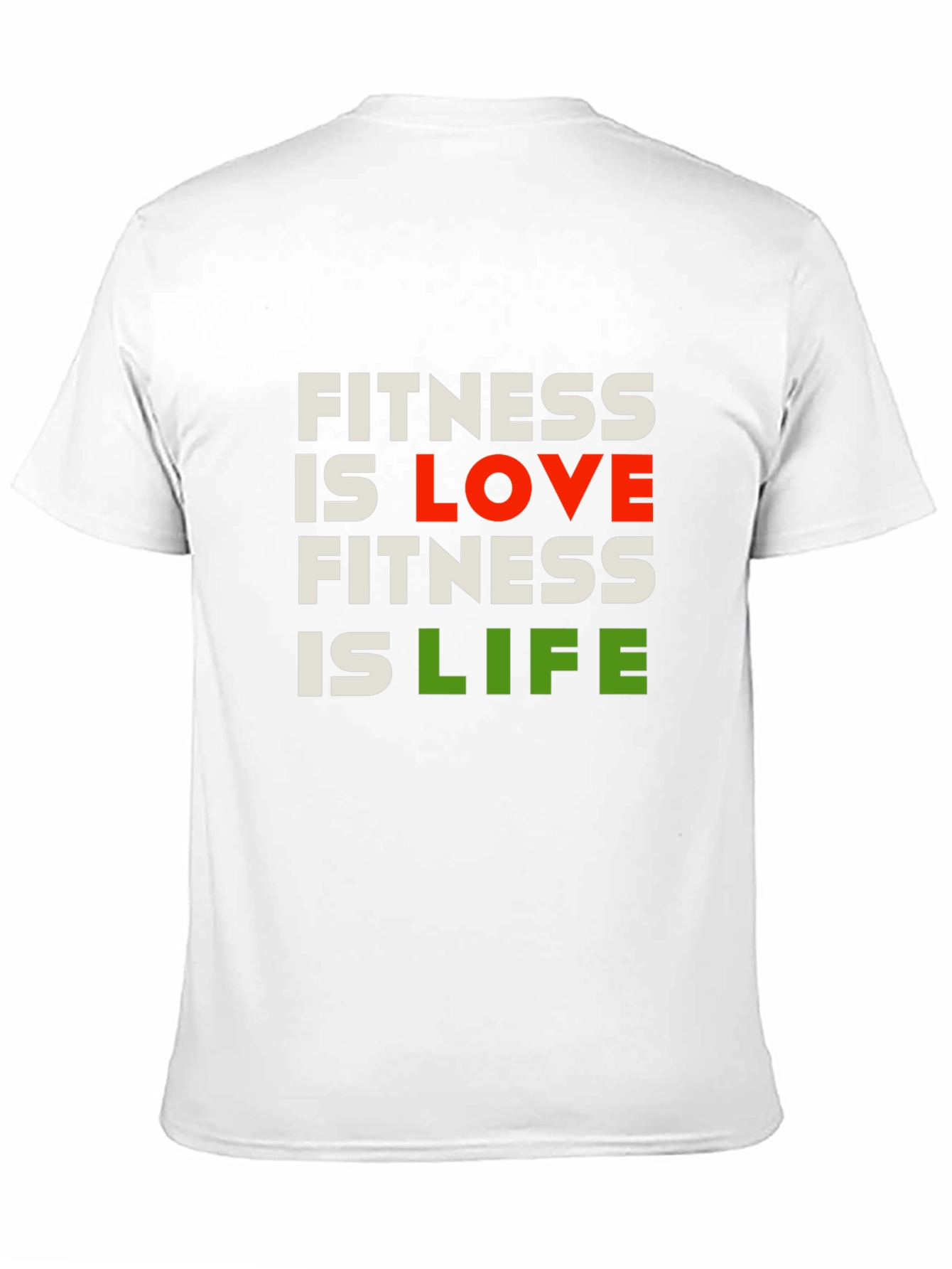 Fitness is Love Fitness is Life Graphic Tee