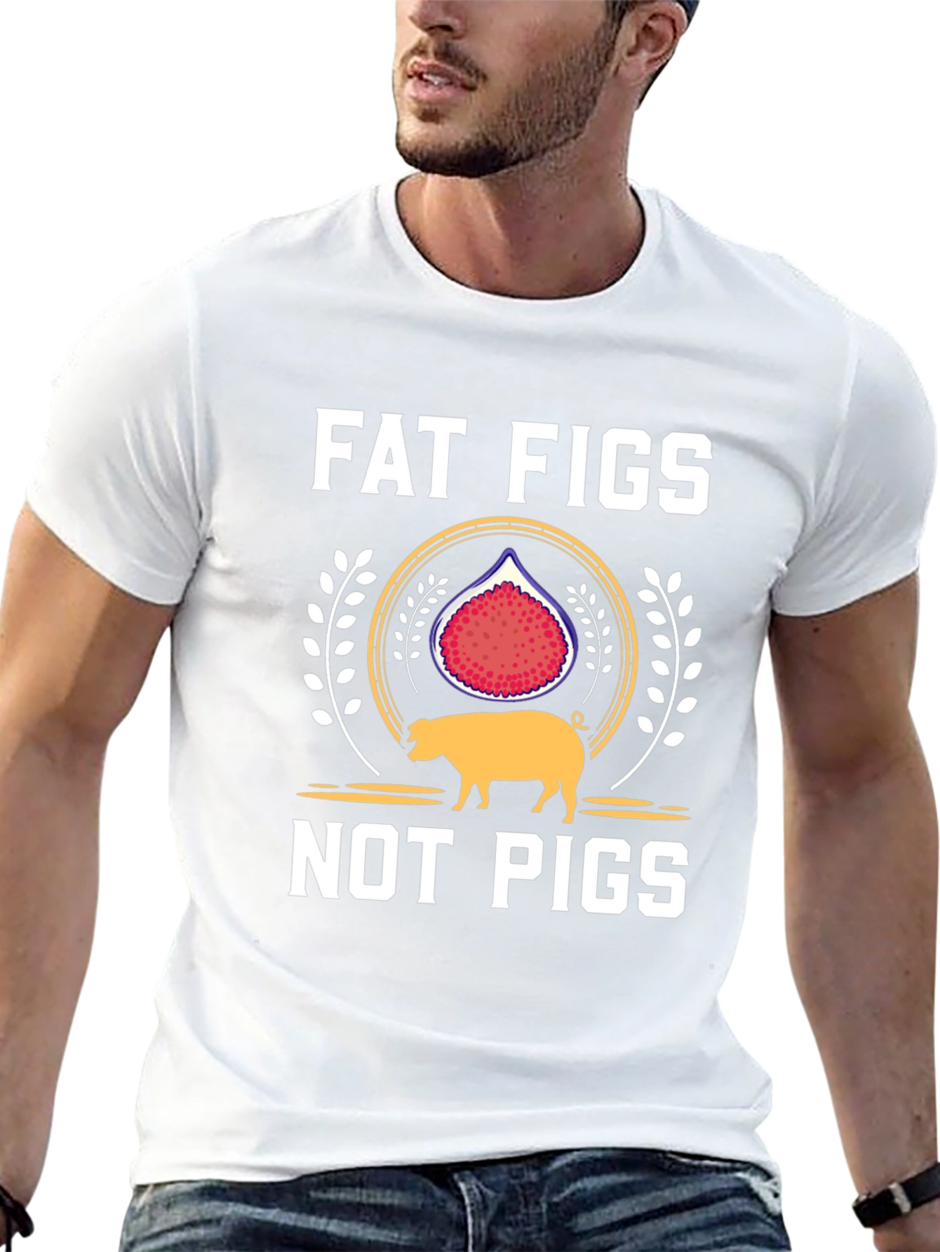 Fat Figs Not Pigs Graphic Tee