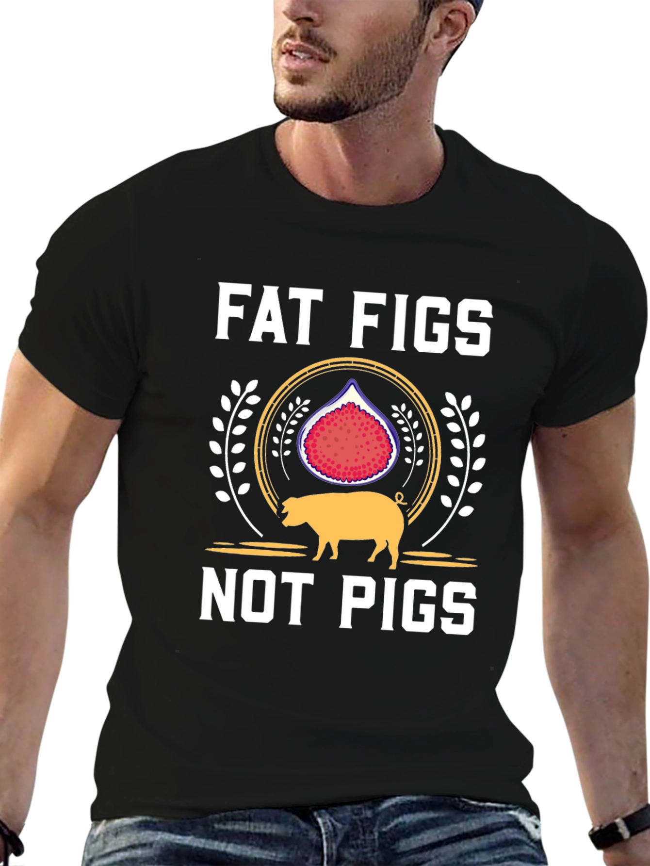 Fat Figs Not Pigs Graphic Tee