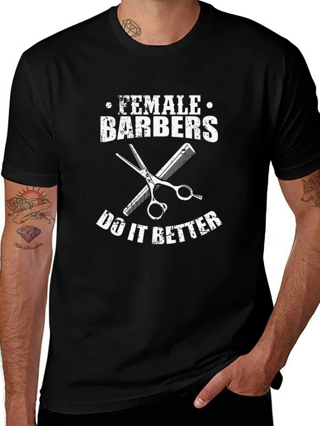 Female Barbers Do It Better T-Shirt