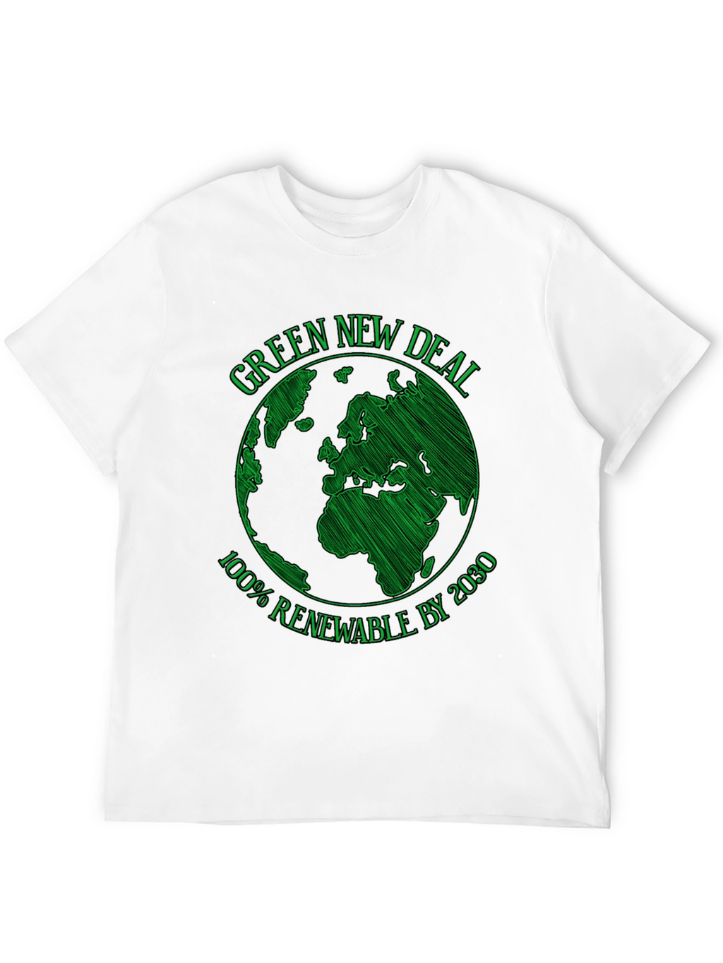 Green New Deal T-Shirt - 100% Renewable by 2030