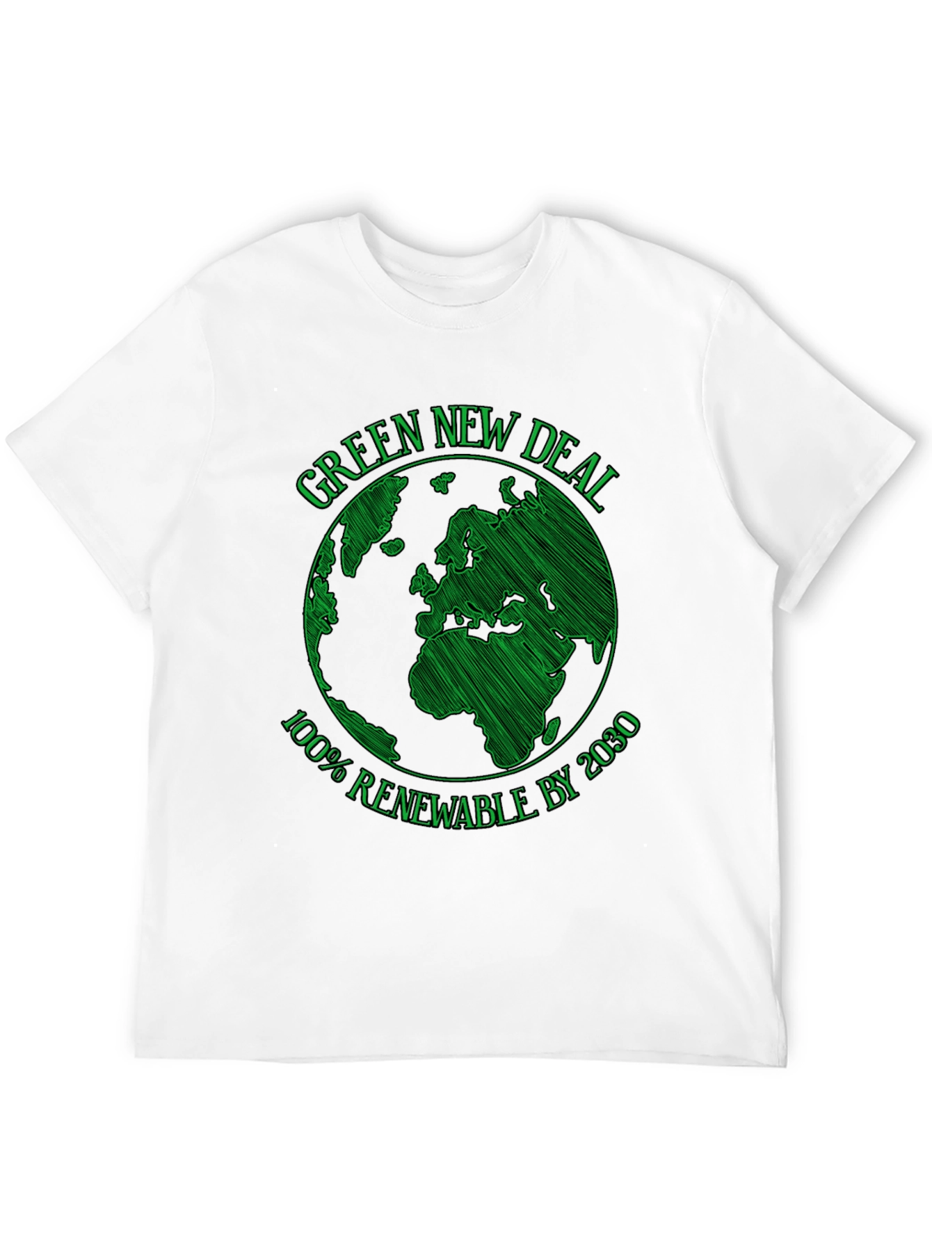 Green New Deal T-Shirt - 100% Renewable by 2030
