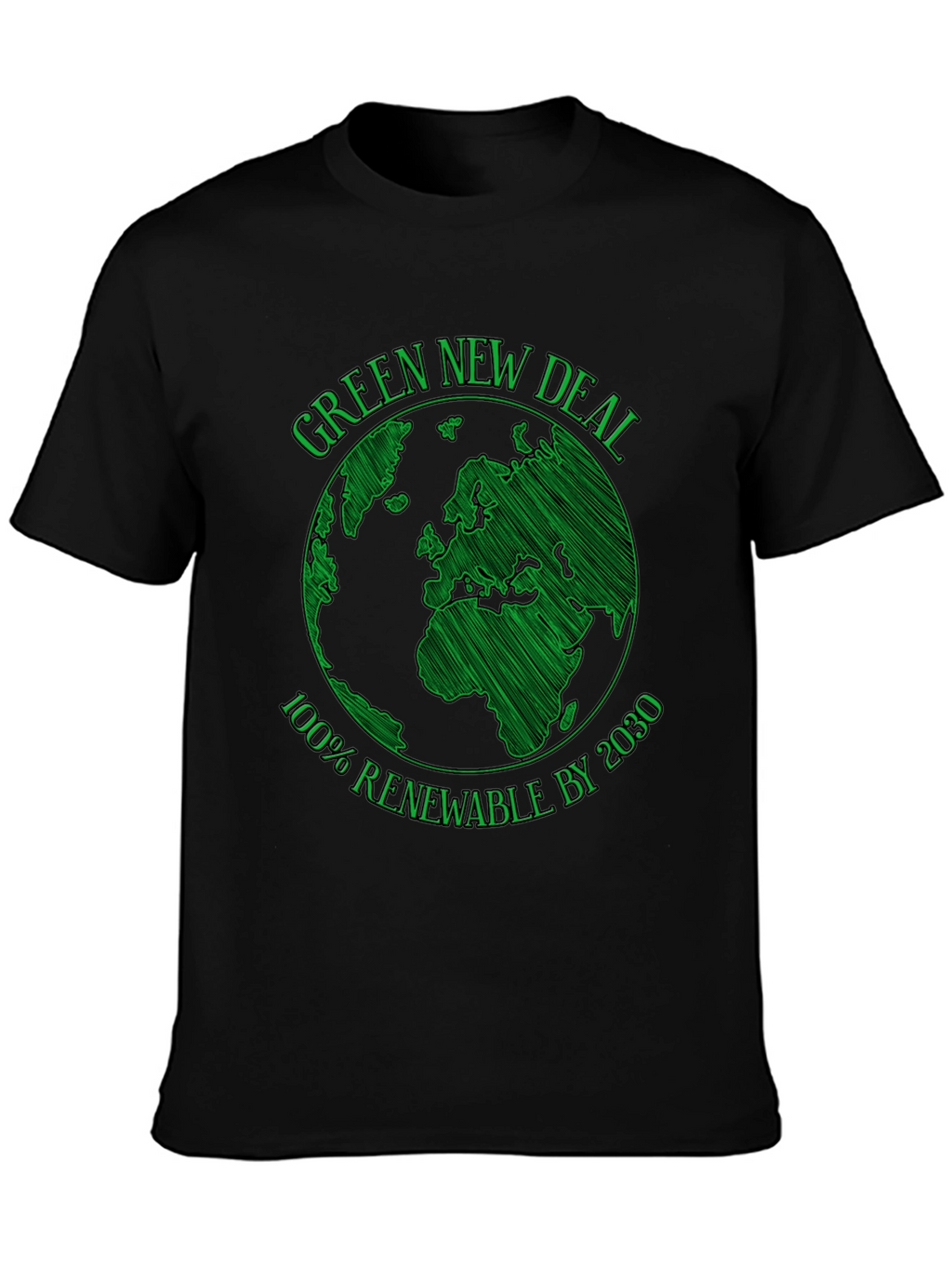 Green New Deal T-Shirt - 100% Renewable by 2030