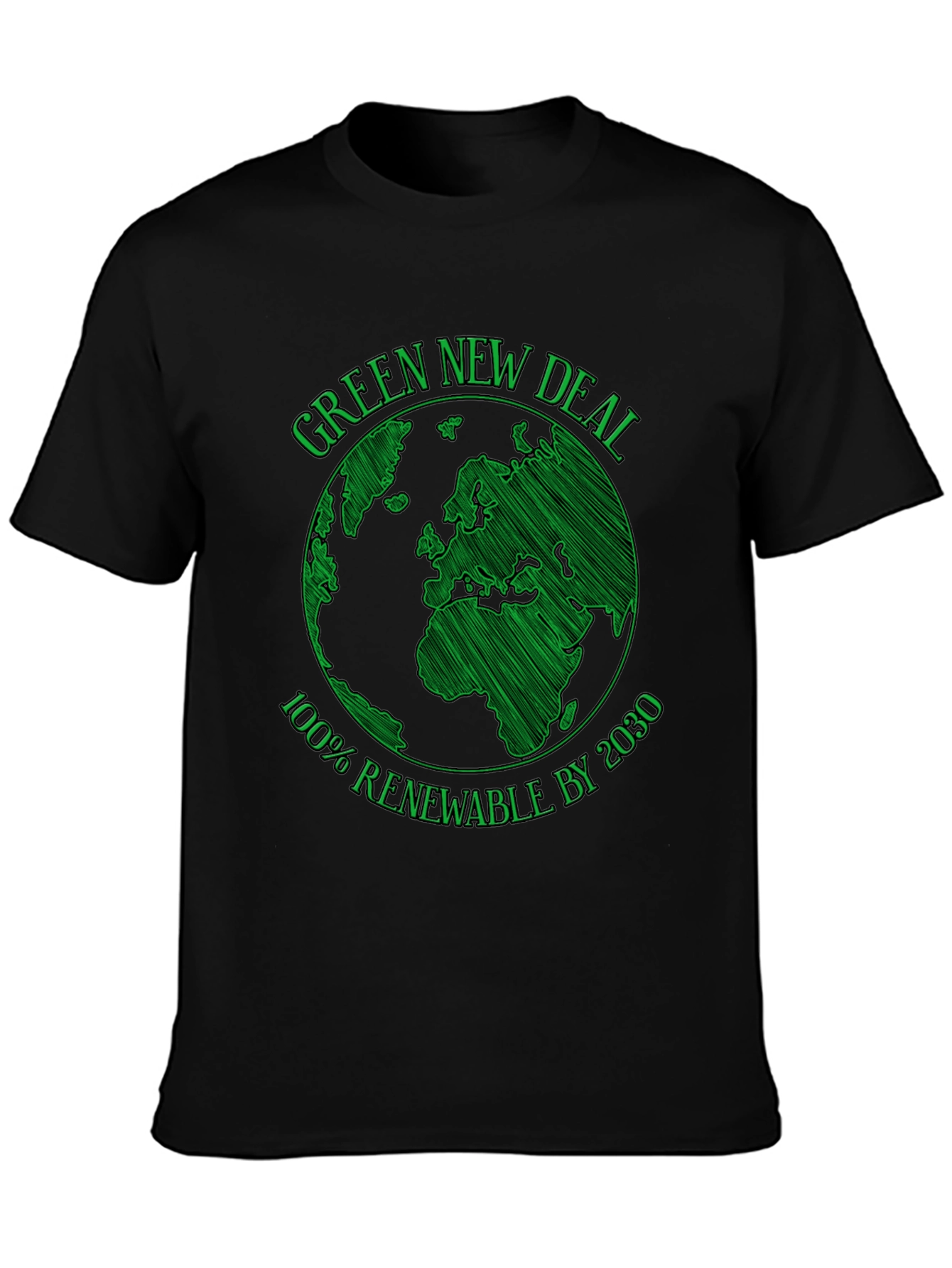 Green New Deal T-Shirt - 100% Renewable by 2030