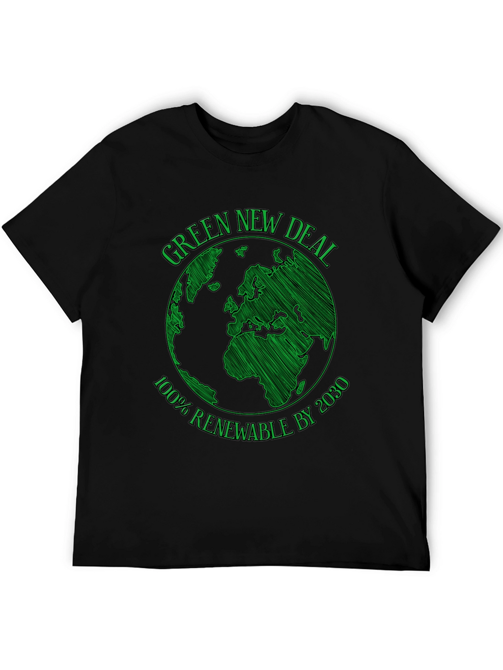 Green New Deal T-Shirt - 100% Renewable by 2030