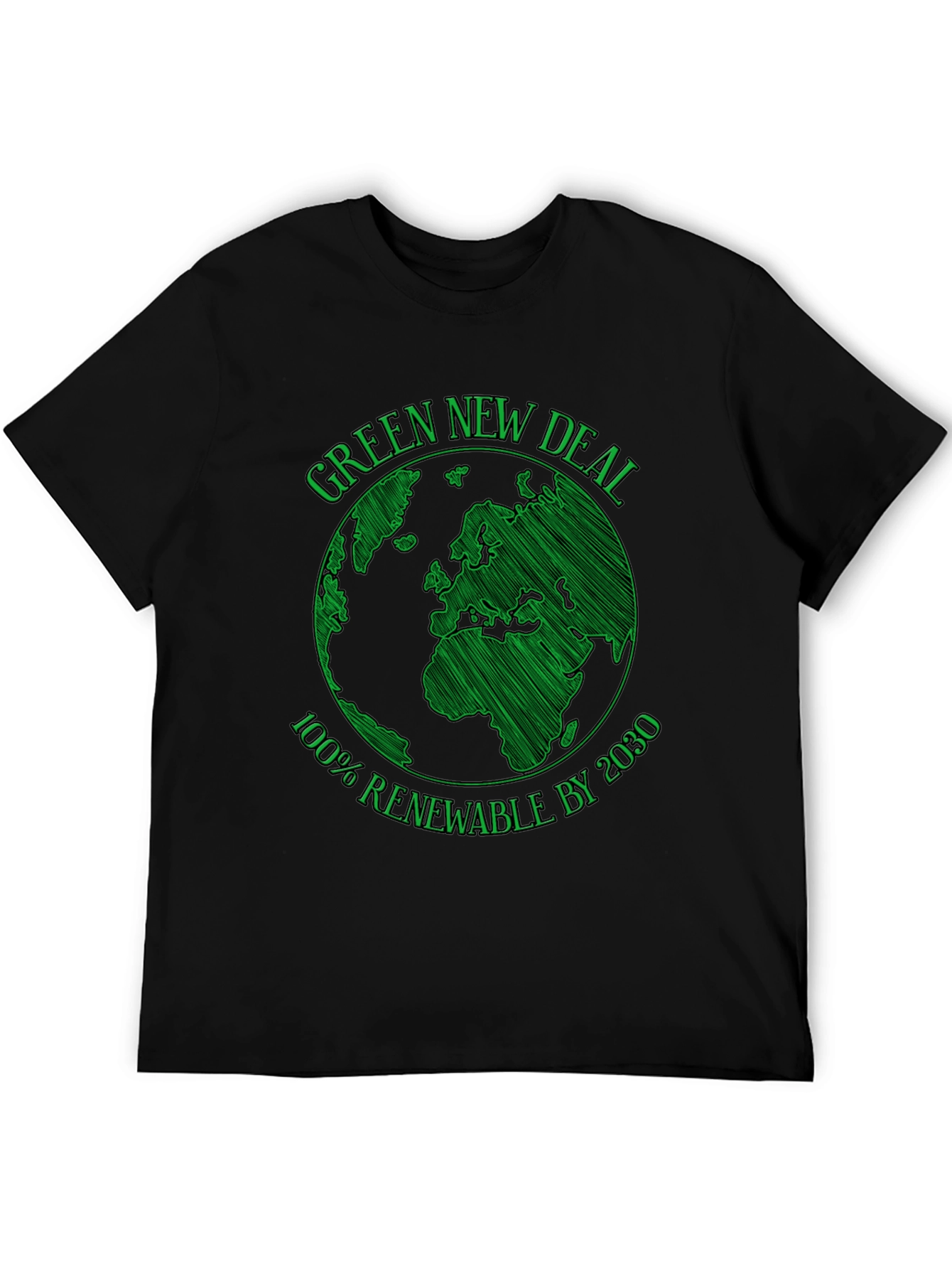 Green New Deal T-Shirt - 100% Renewable by 2030