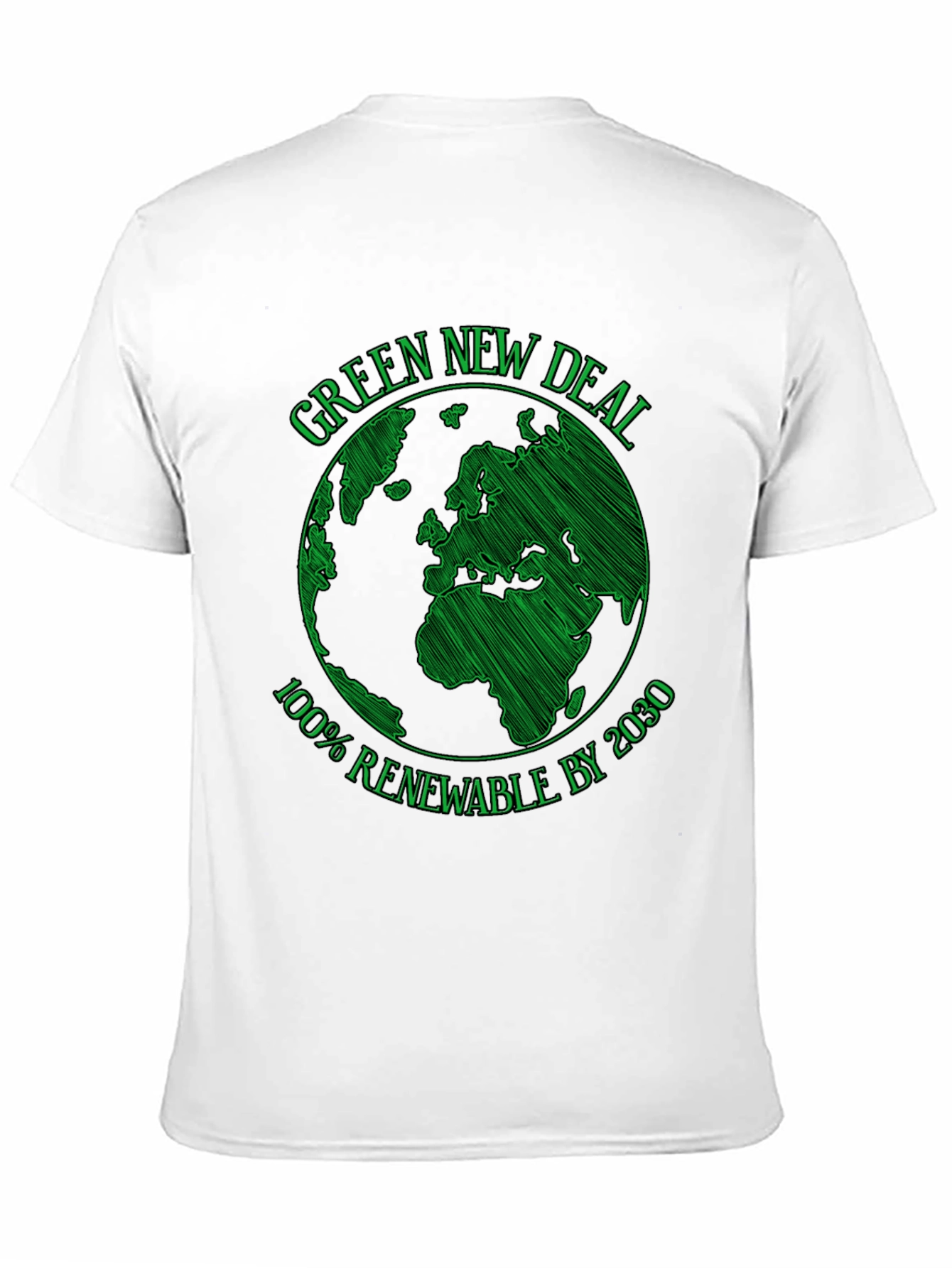 Green New Deal T-Shirt - 100% Renewable by 2030