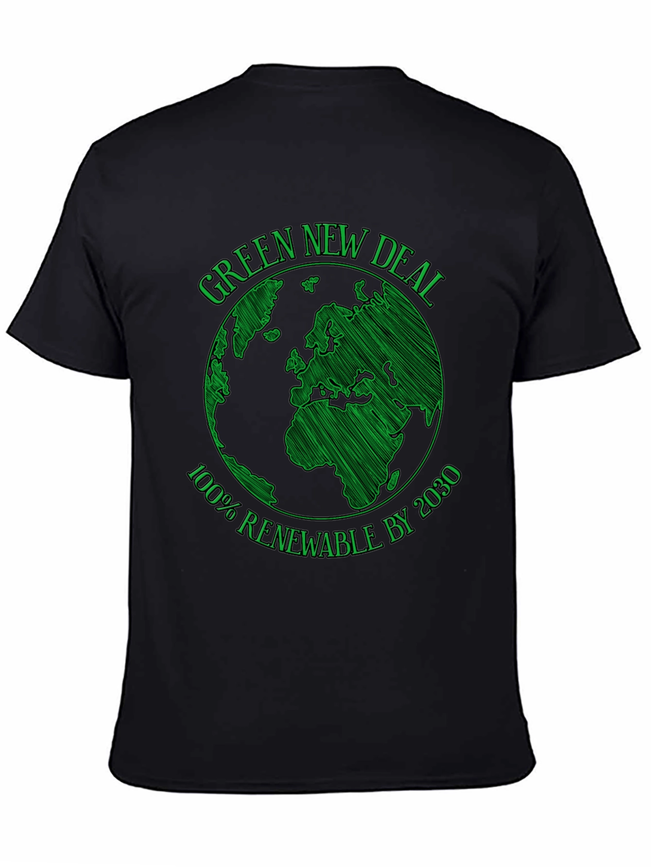 Green New Deal T-Shirt - 100% Renewable by 2030