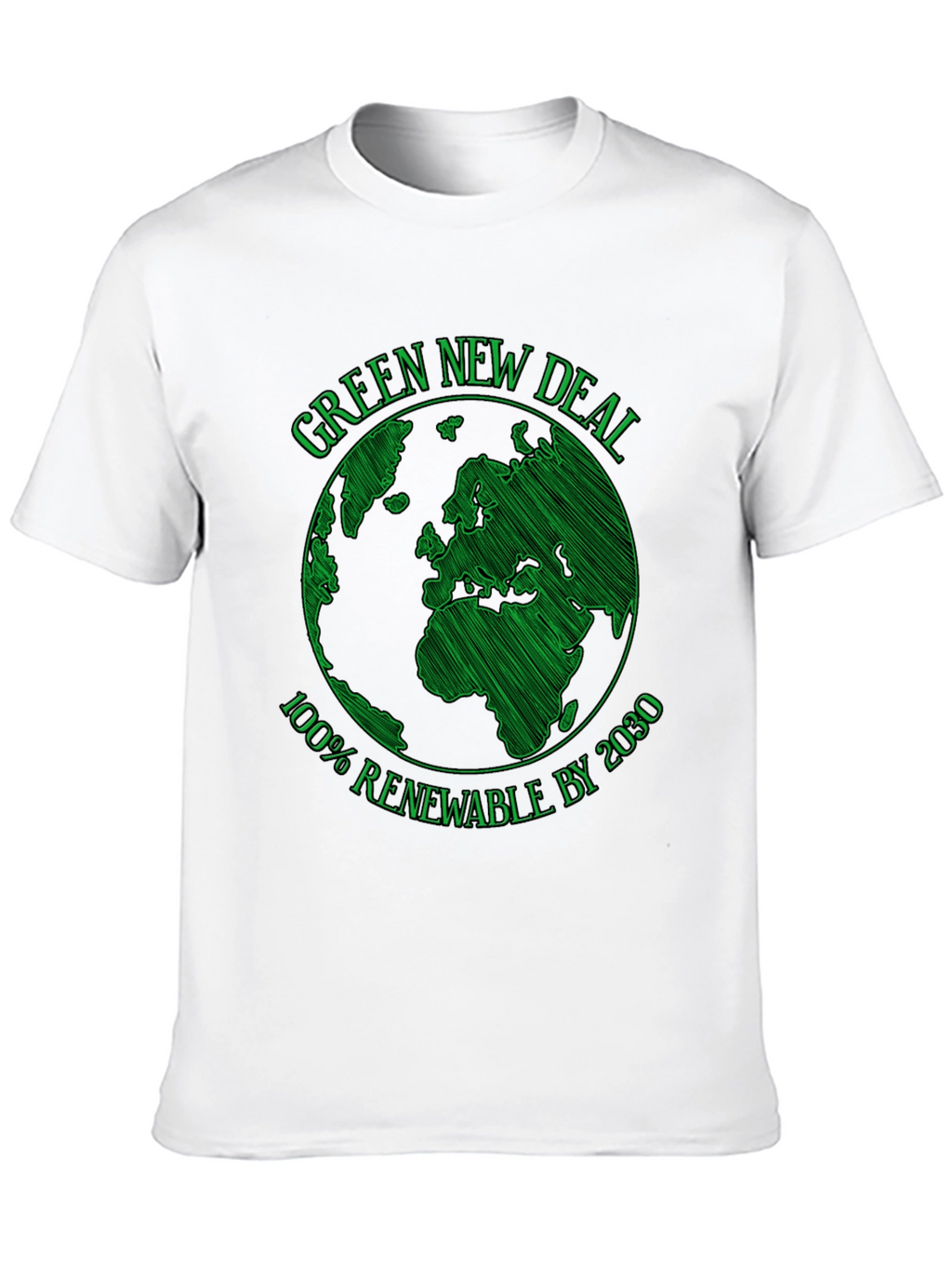 Green New Deal T-Shirt - 100% Renewable by 2030