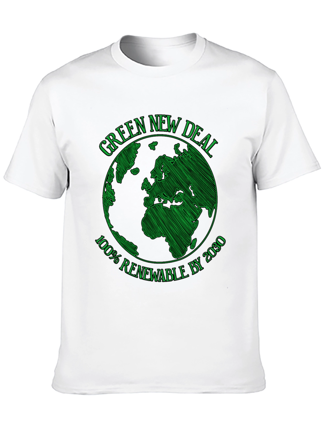 Green New Deal T-Shirt - 100% Renewable by 2030