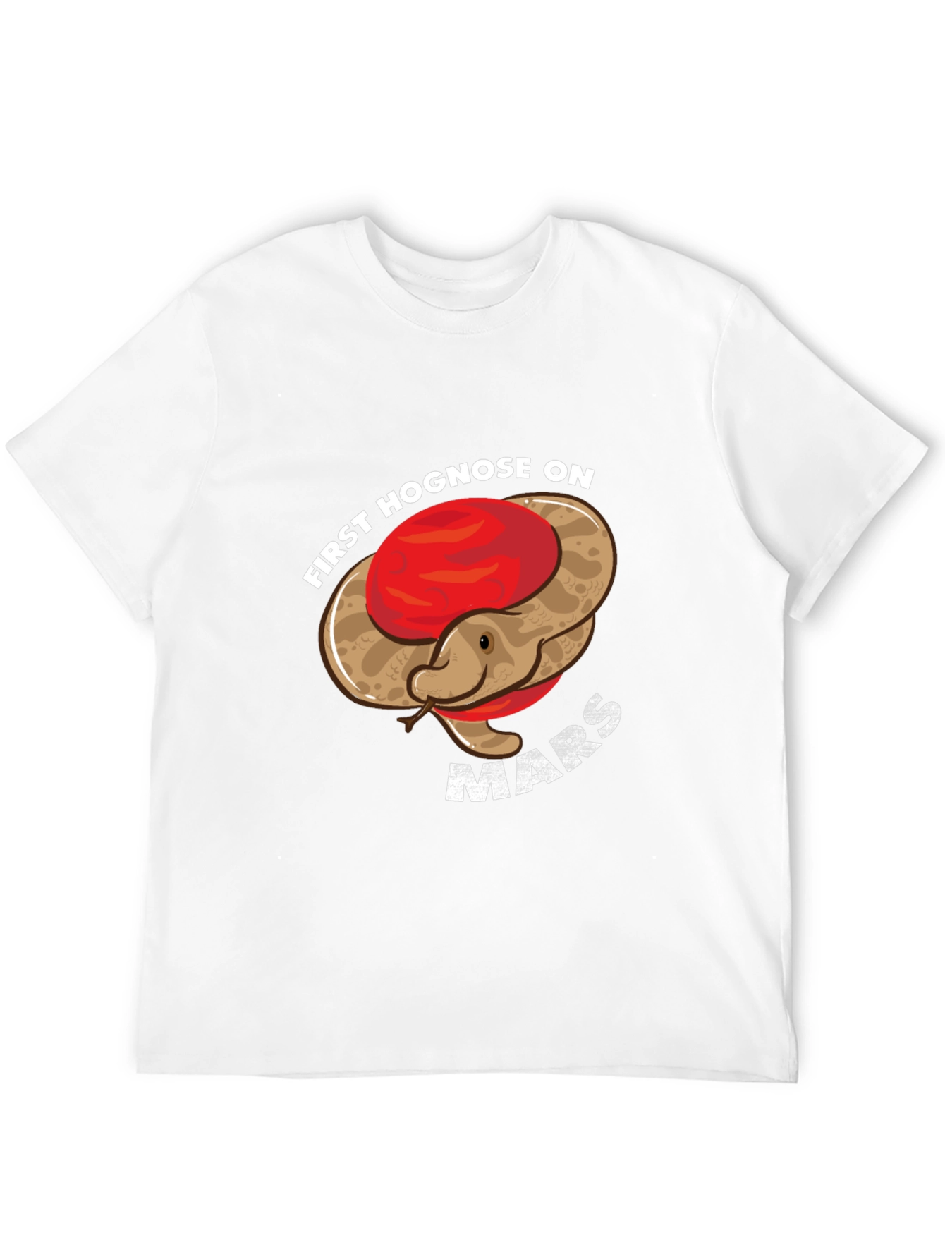 First Hognose on Mars T-Shirt Funny Snake Lover Tee