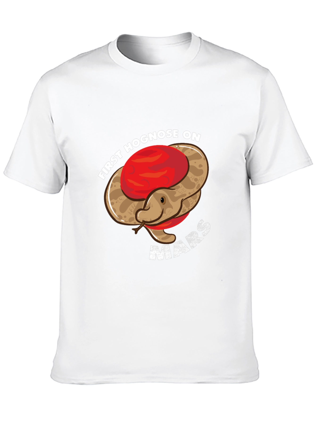 First Hognose on Mars T-Shirt Funny Snake Lover Tee