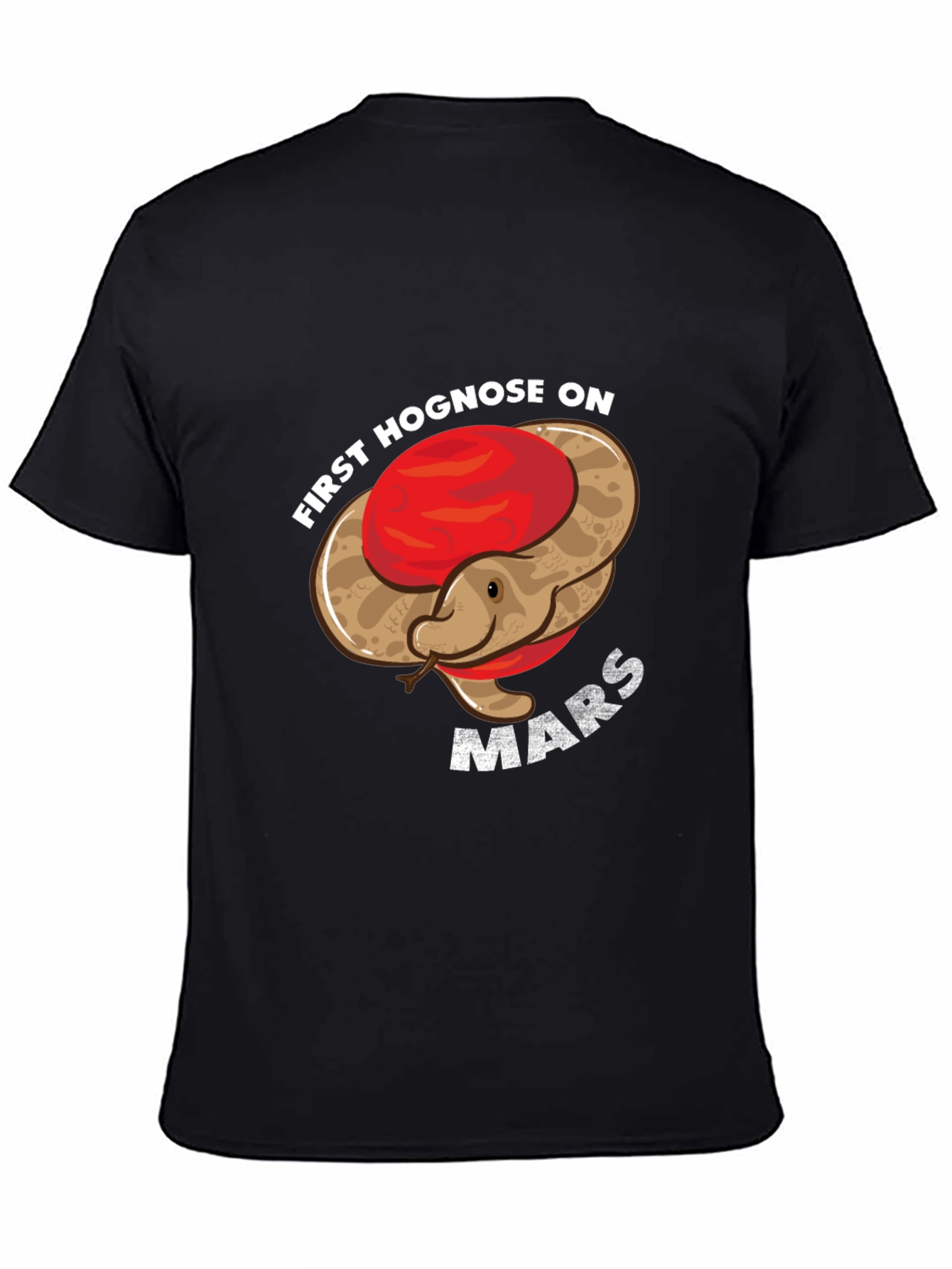 First Hognose on Mars T-Shirt Funny Snake Lover Tee