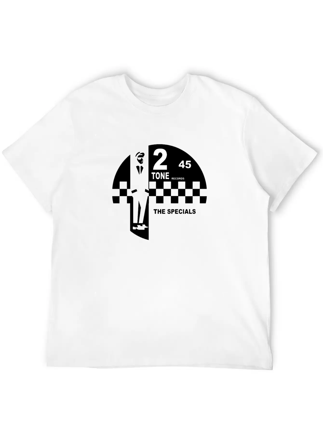 2 Tone Records Scarf Music Essential Cotton Tee For Daily Outfits – Unisex Style
