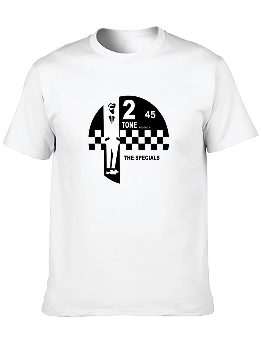 2 Tone Records Scarf Music Essential Cotton Tee For Daily Outfits – Unisex Style