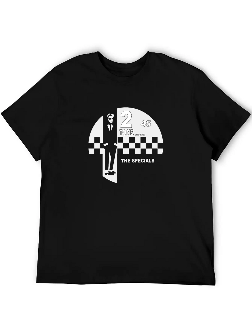 2 Tone Records Scarf Music Essential Cotton Tee For Daily Outfits – Unisex Style