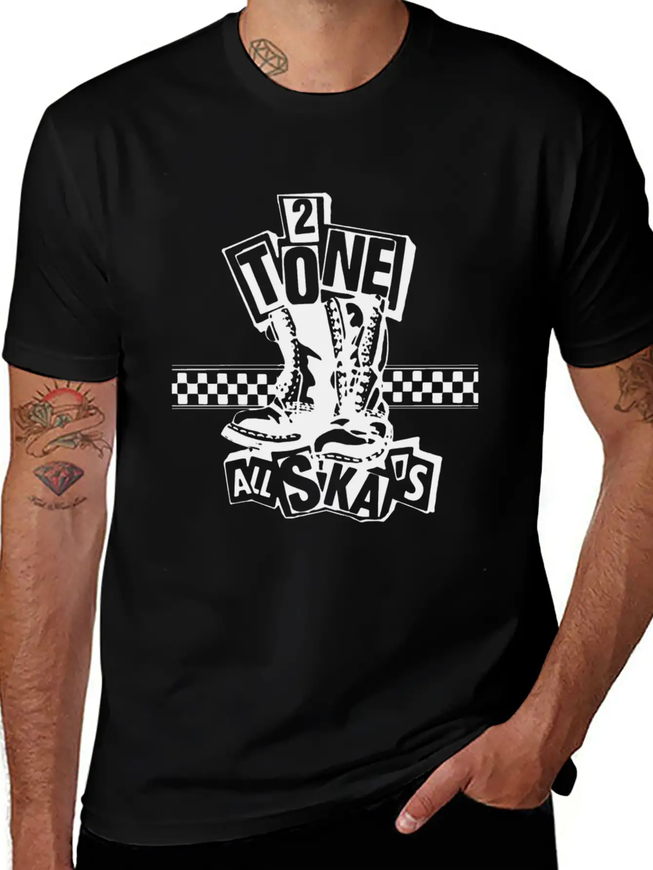 2 Tone Records Scarf Music Unisex Casual T-Shirt – Clean Design For Daily Comfort