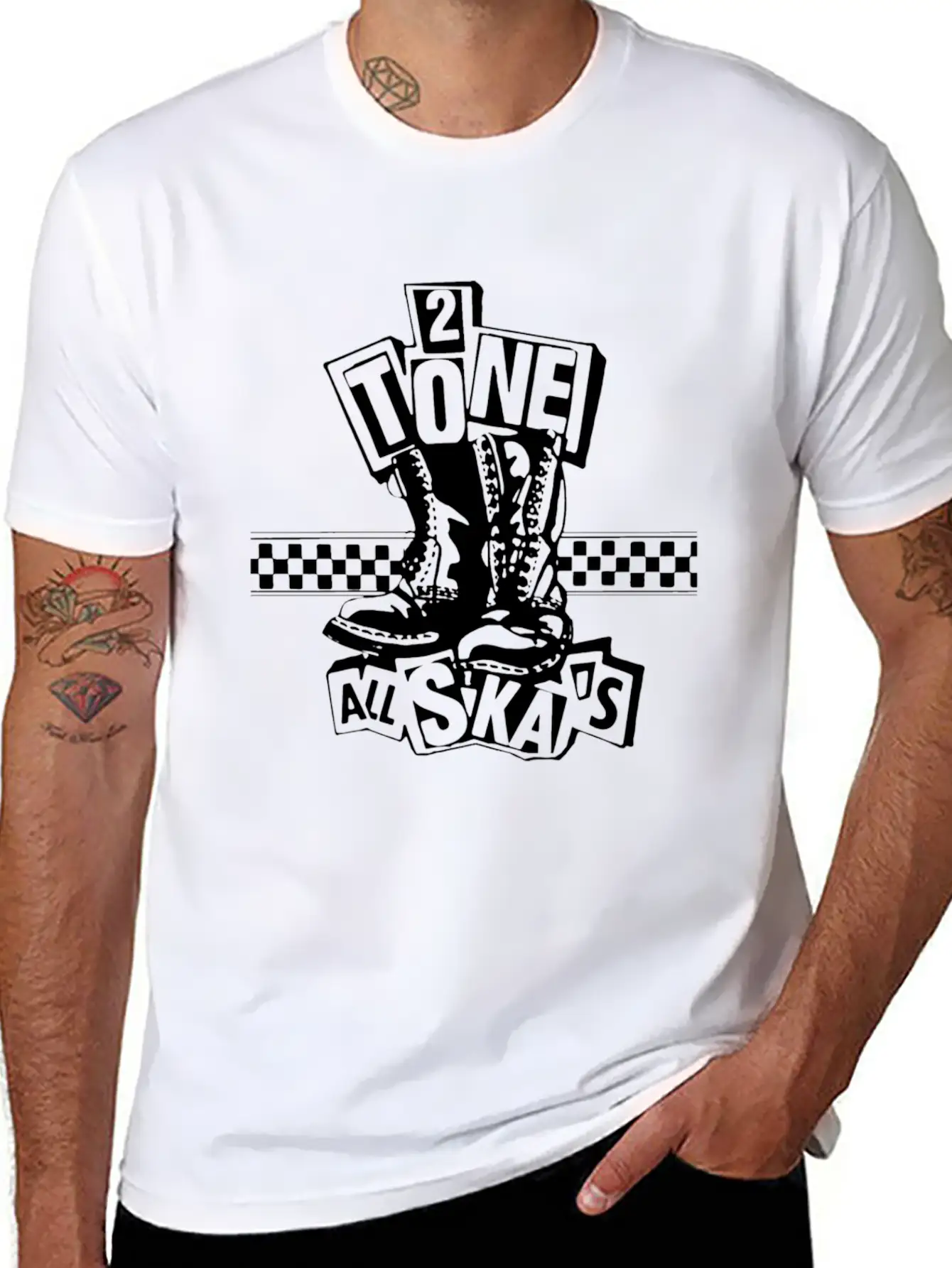 2 Tone Records Scarf Music Unisex Casual T-Shirt – Clean Design For Daily Comfort