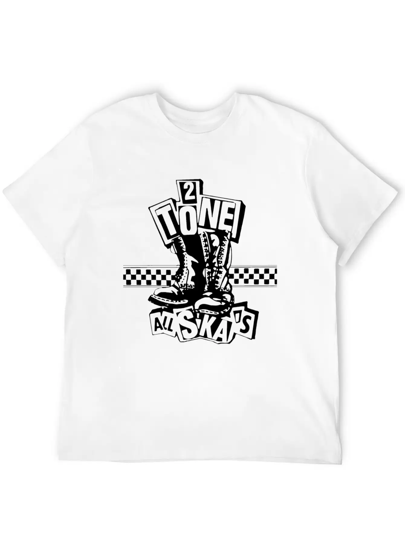 2 Tone Records Scarf Music Unisex Casual T-Shirt – Clean Design For Daily Comfort