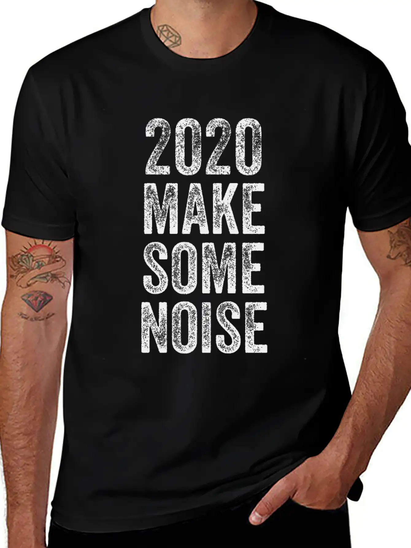 2020 Make Some Noise Unisex Casual T-Shirt – Clean Design For Daily Comfort
