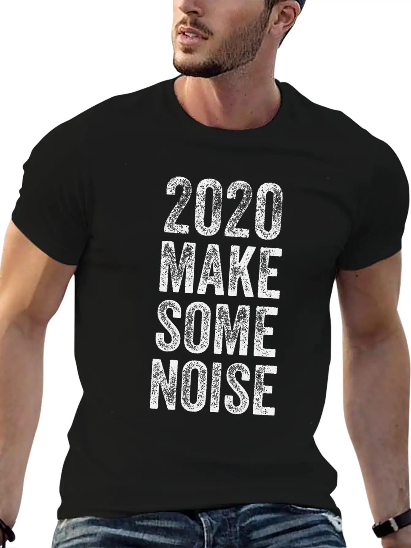 2020 Make Some Noise Unisex Casual T-Shirt – Clean Design For Daily Comfort