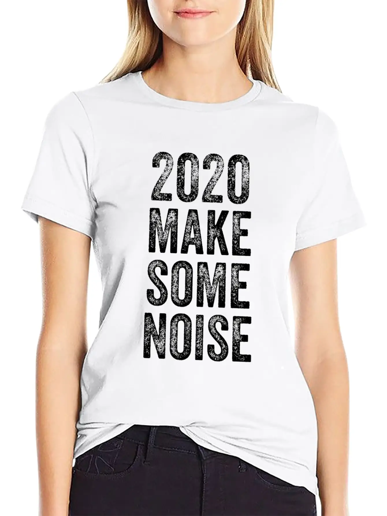 2020 Make Some Noise Unisex Casual T-Shirt – Clean Design For Daily Comfort