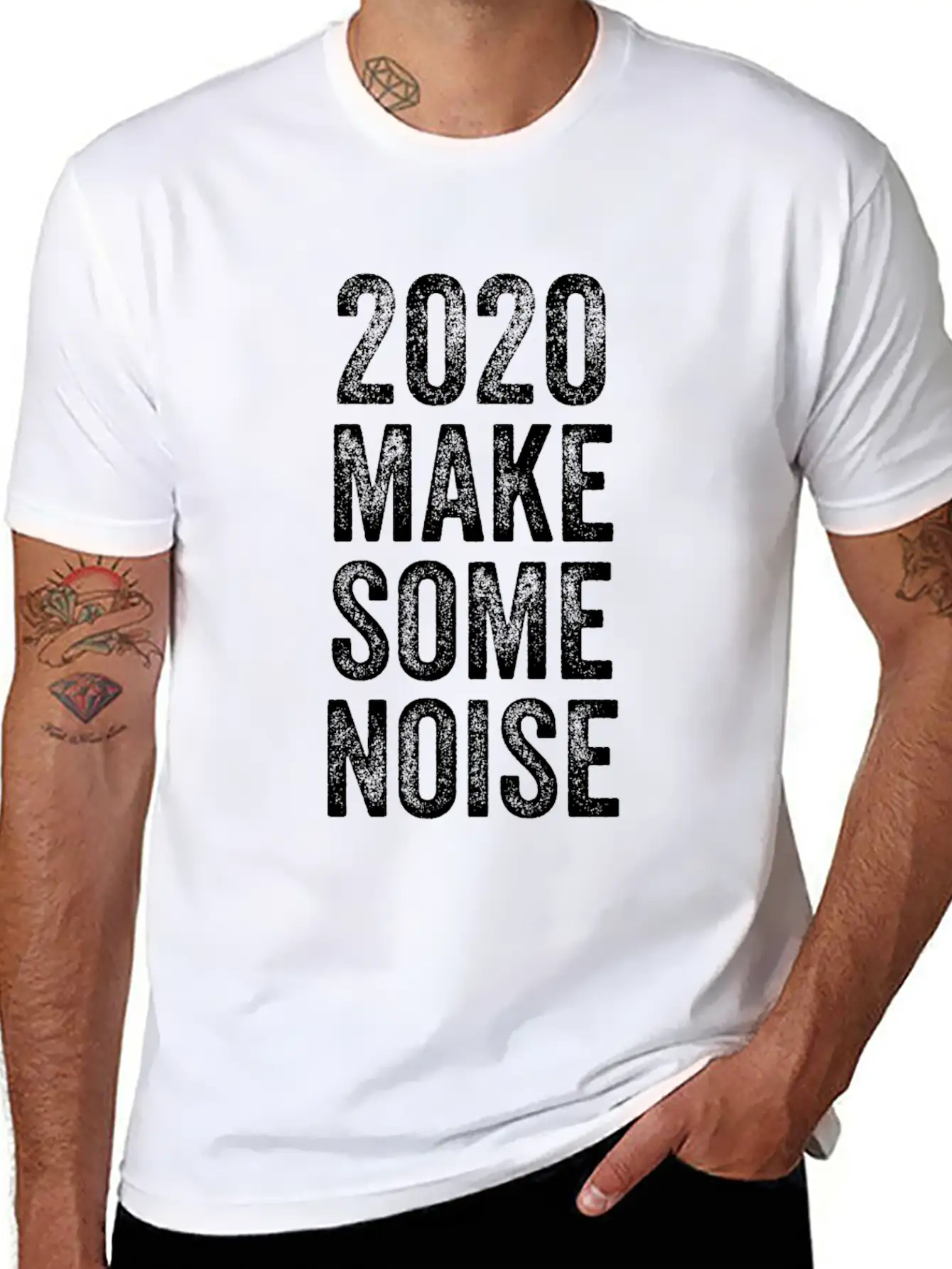2020 Make Some Noise Unisex Casual T-Shirt – Clean Design For Daily Comfort