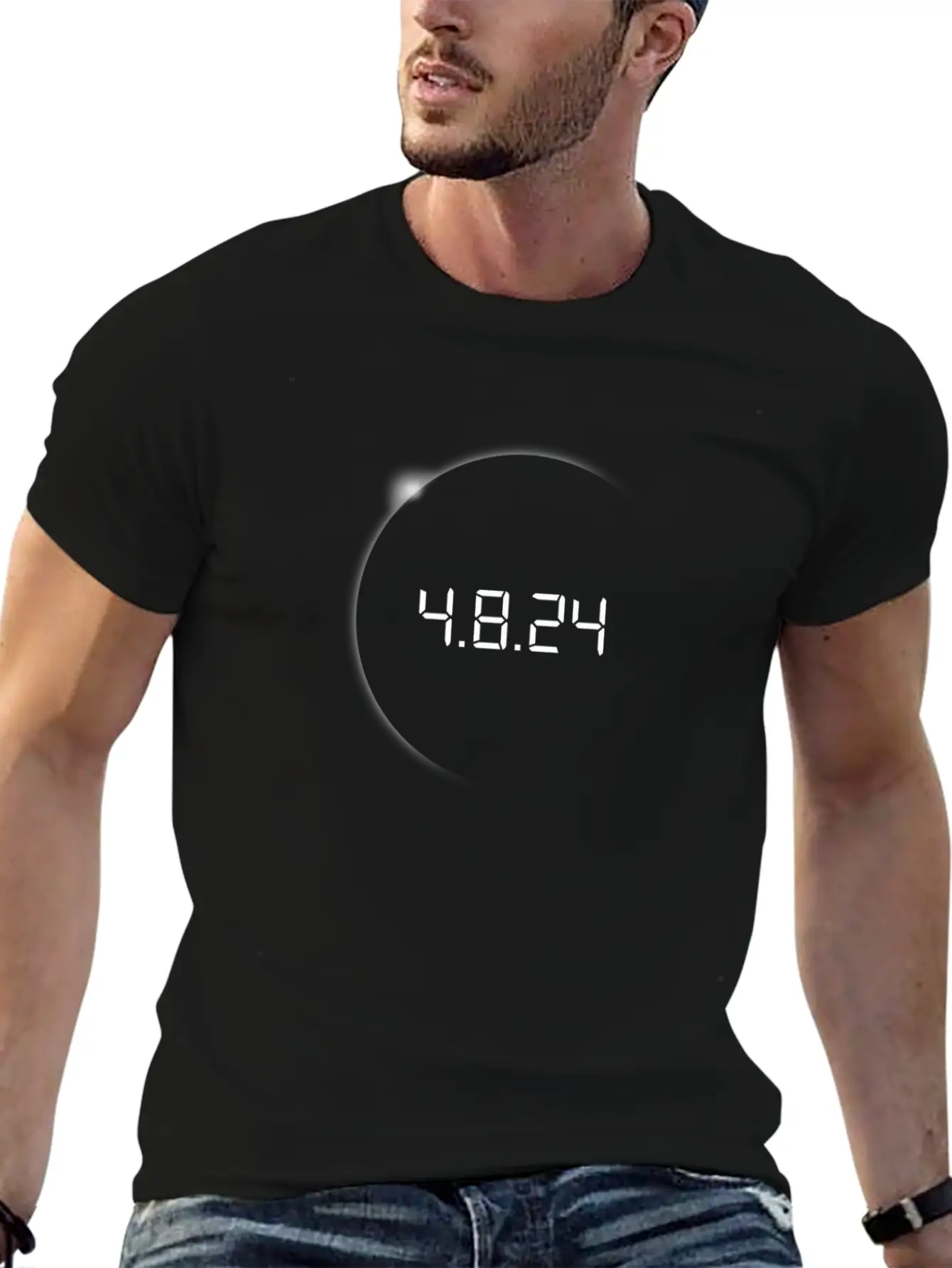 2024 Total Solar Eclipse 4.8.24 Path Of TotalityNe Unisex Casual T-Shirt – Clean Design For Daily Comfort