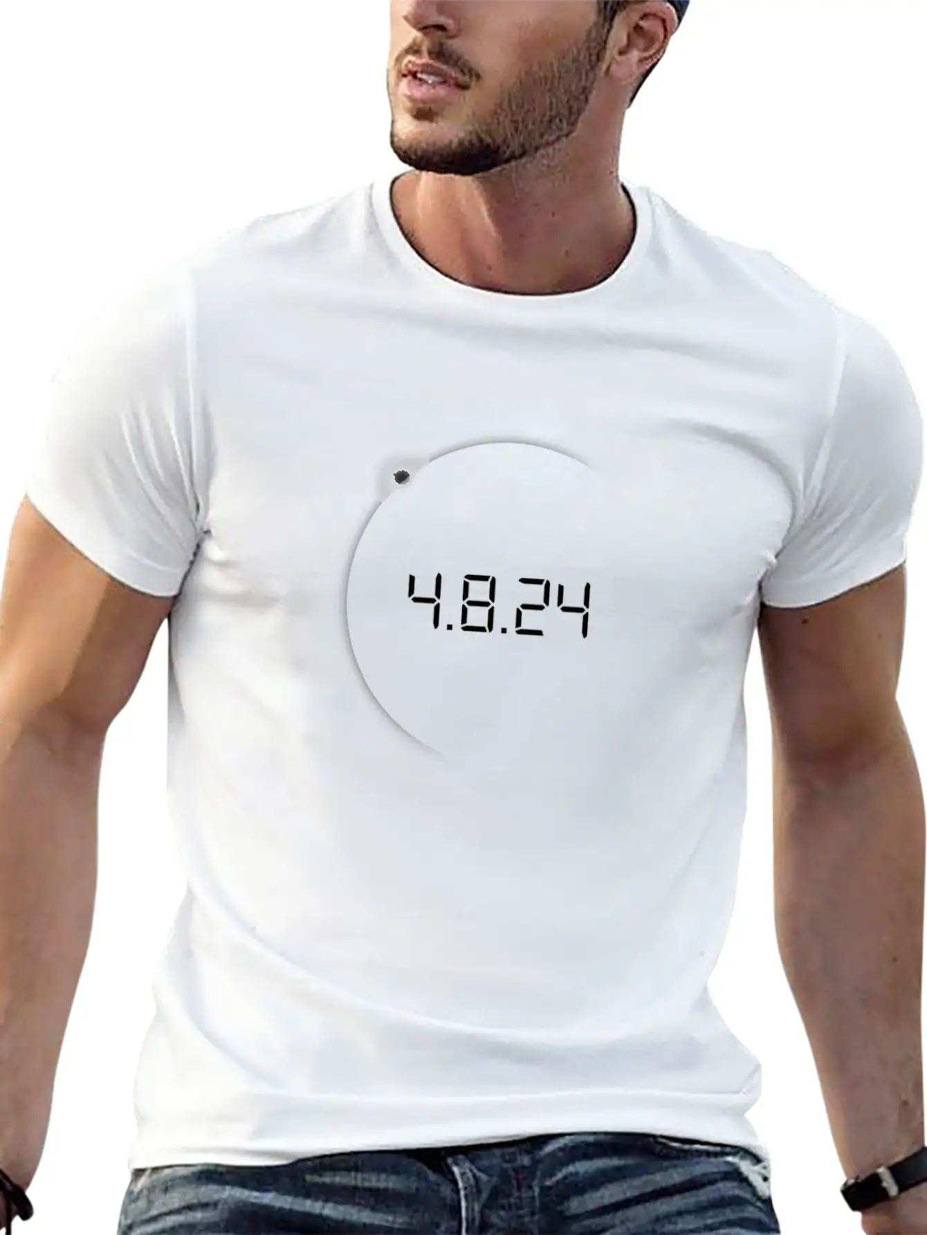 2024 Total Solar Eclipse 4.8.24 Path Of TotalityNe Unisex Casual T-Shirt – Clean Design For Daily Comfort