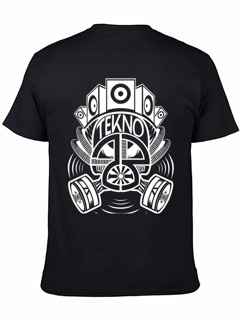 2323078 - Tekno 23 Gas Mask Speaker Breathable Soft Cotton T-Shirt – Timeless Casual Look