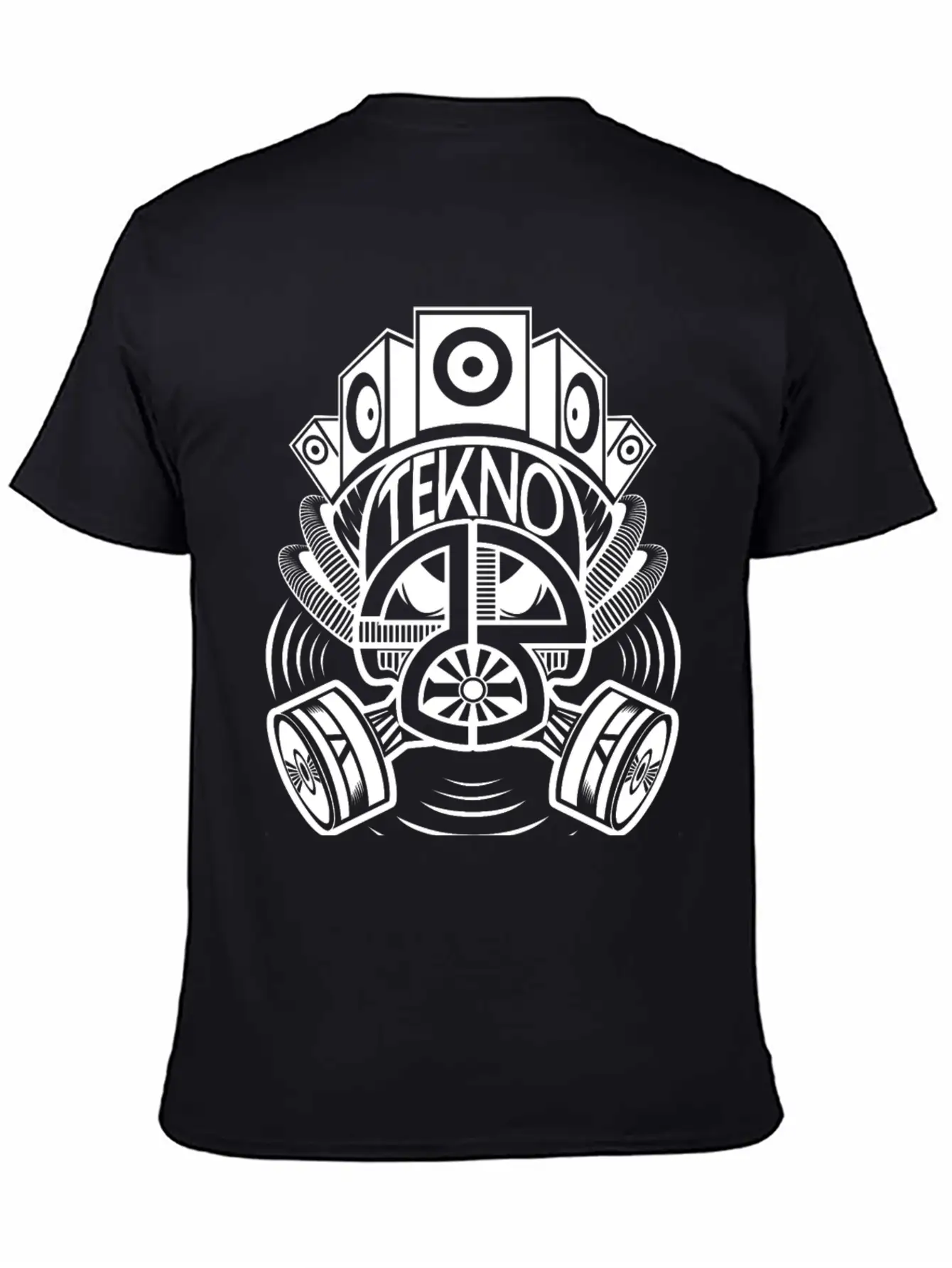 2323078 - Tekno 23 Gas Mask Speaker Breathable Soft Cotton T-Shirt – Timeless Casual Look