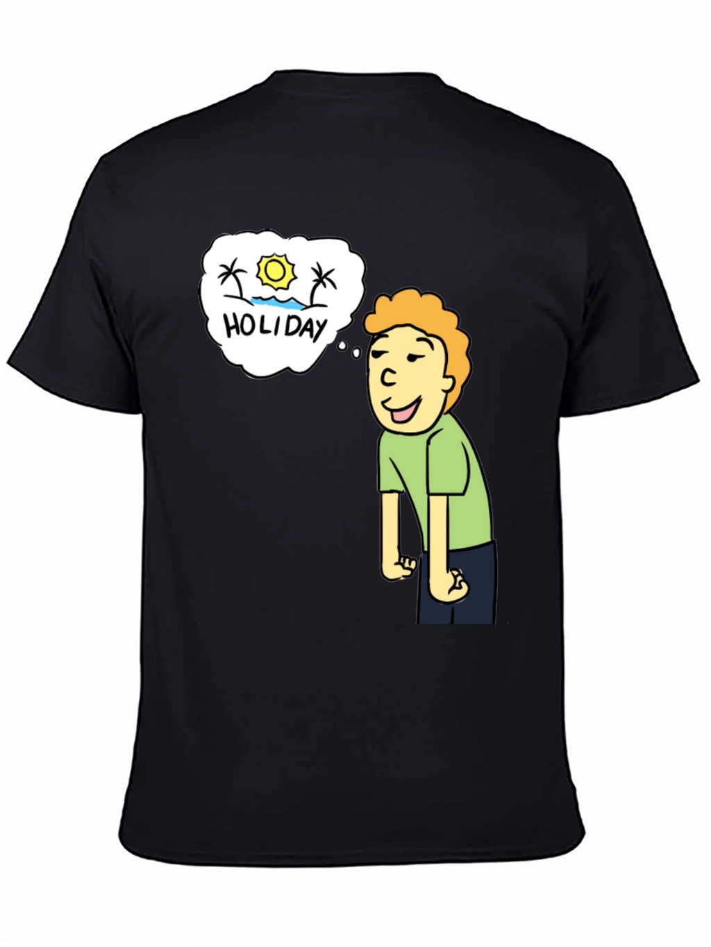 Holiday Dreaming T-Shirt - Cartoon Graphic Tee