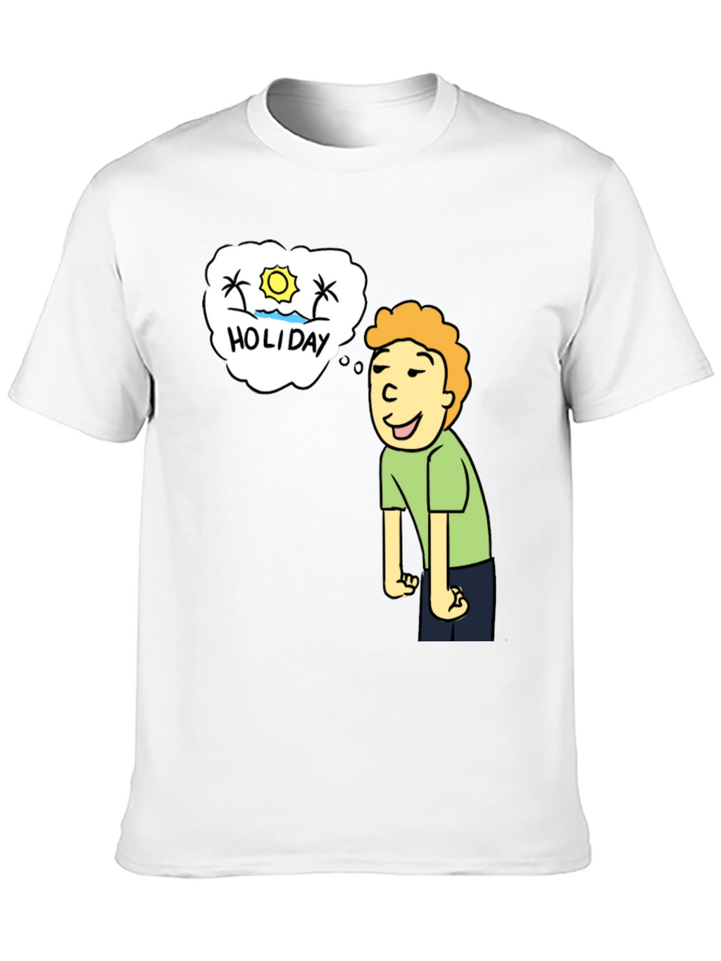 Holiday Dreaming T-Shirt - Cartoon Graphic Tee