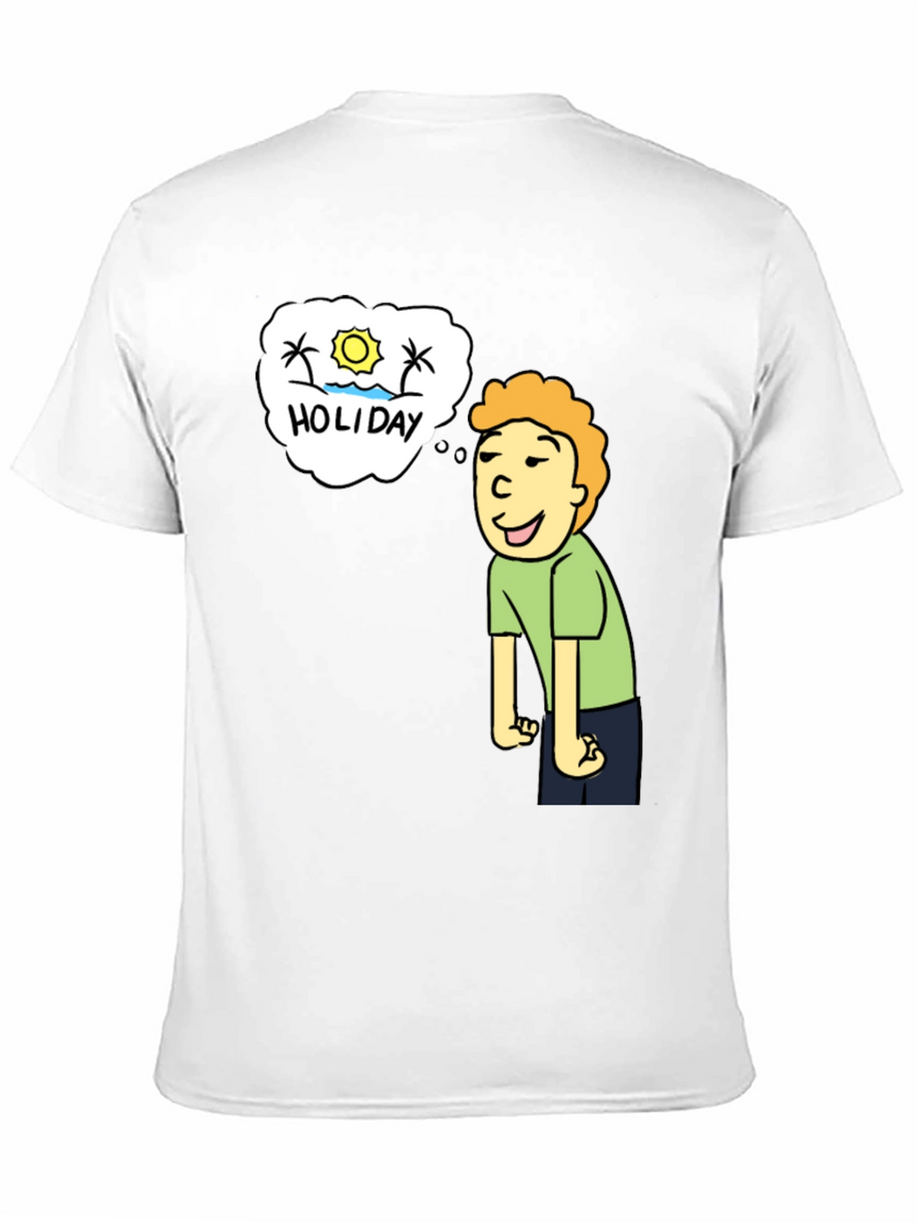 Holiday Dreaming T-Shirt - Cartoon Graphic Tee