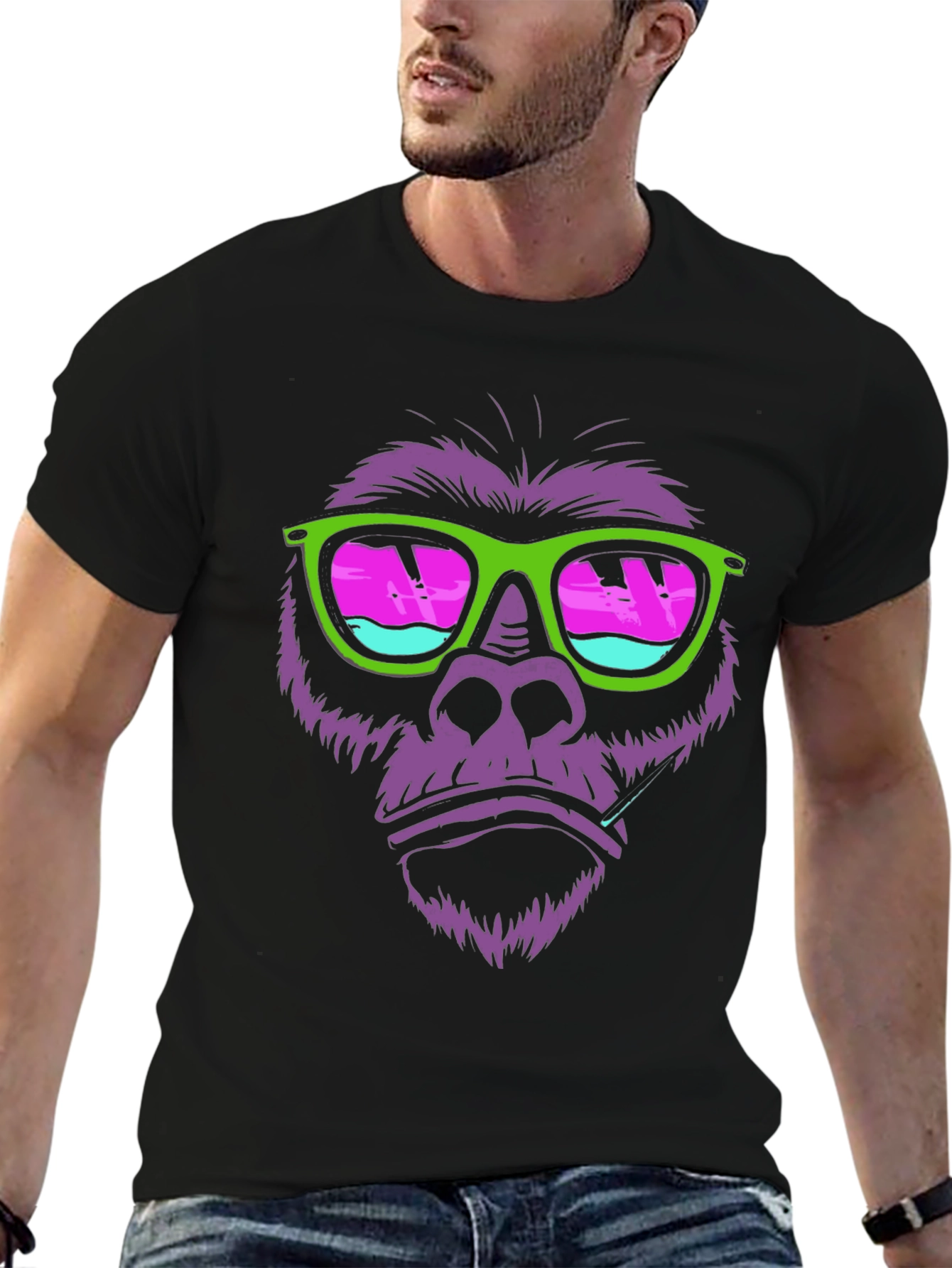 Cool Gorilla Graphic Tee - Trendy Streetwear T-Shirt