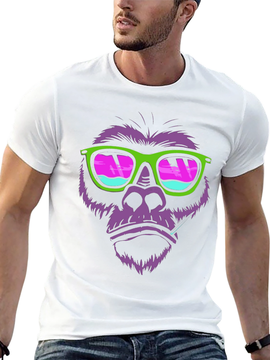 Cool Gorilla Graphic Tee - Trendy Streetwear T-Shirt