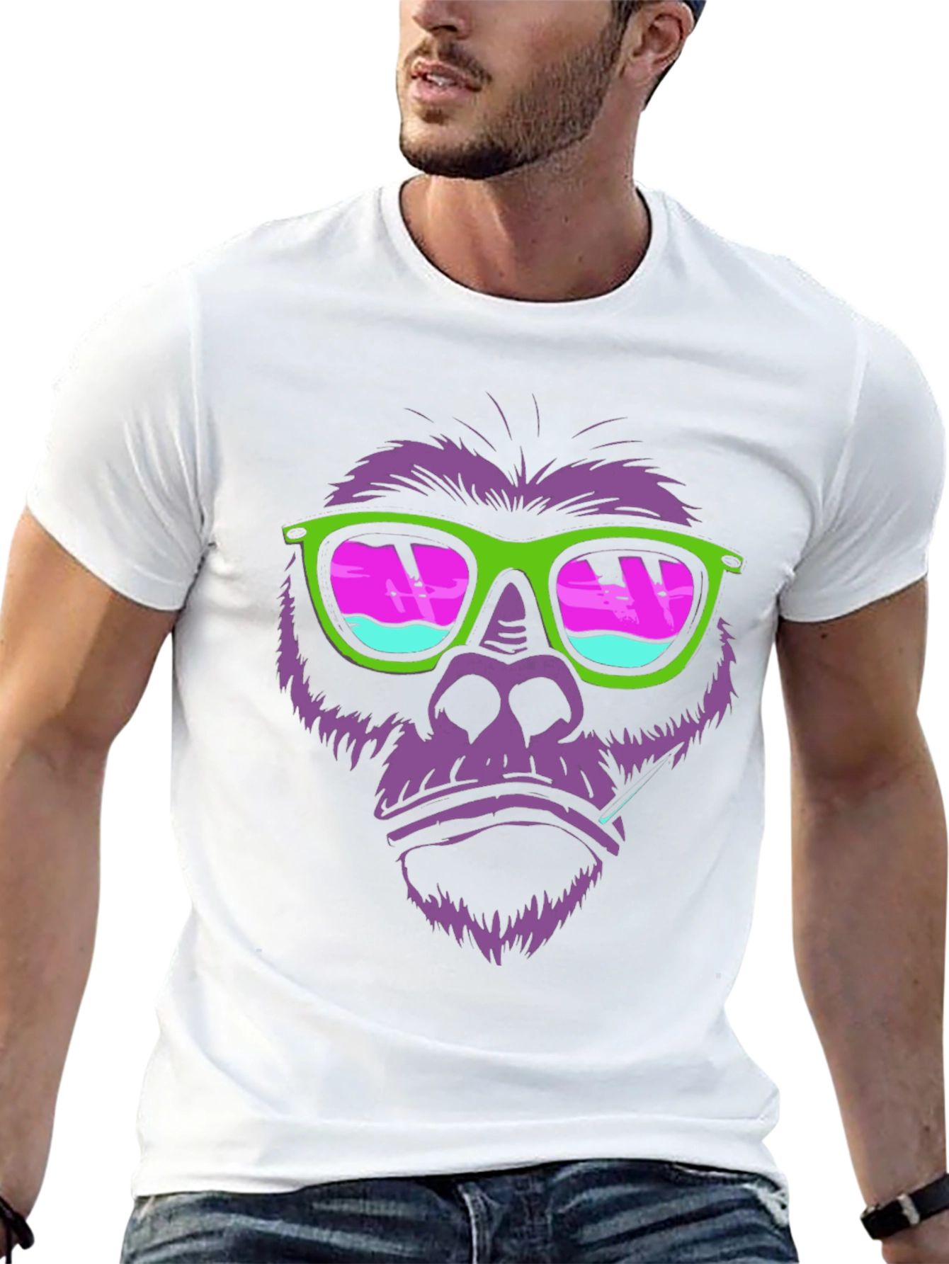 Cool Gorilla Graphic Tee - Trendy Streetwear T-Shirt