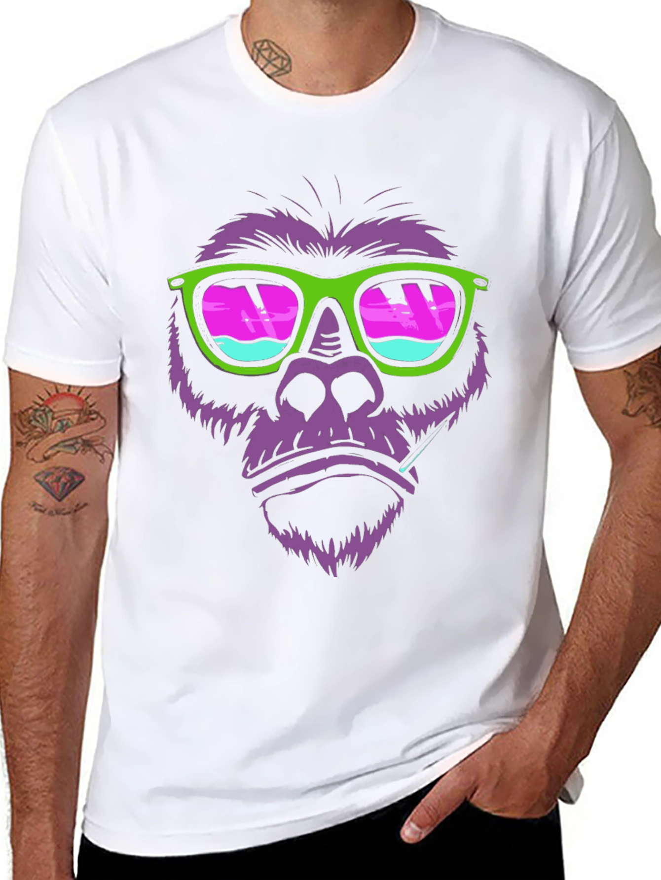 Cool Gorilla Graphic Tee - Trendy Streetwear T-Shirt