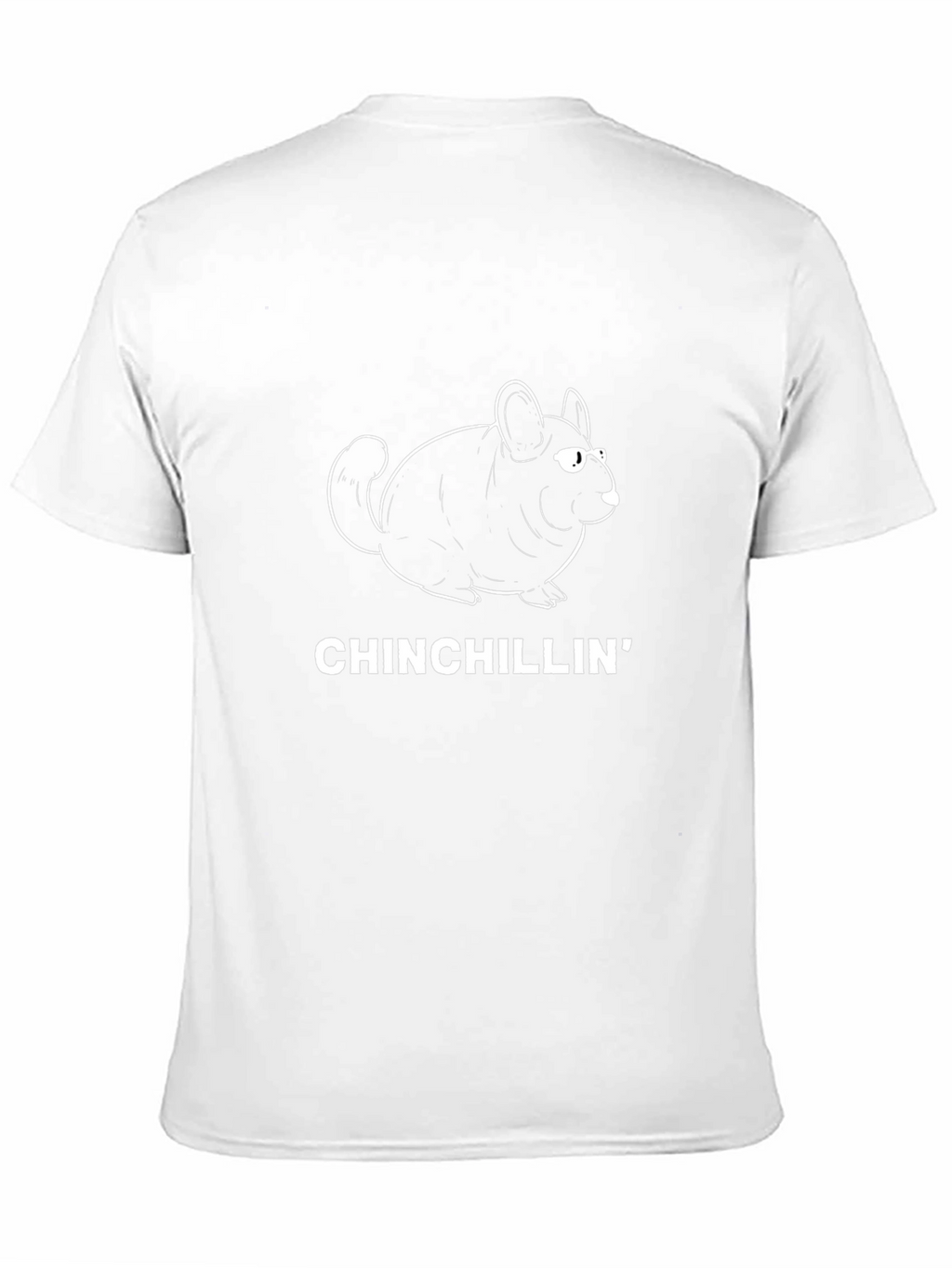Chinchillin Graphic T-Shirt - Black Casual Tee