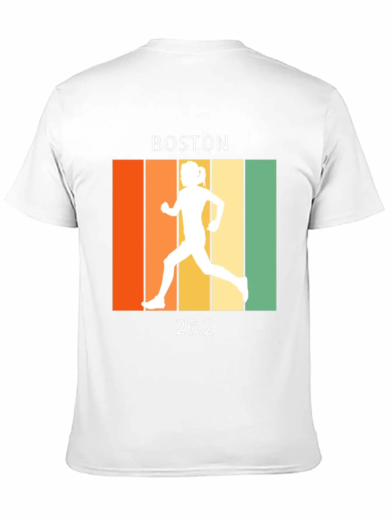 26.2: Boston Marathon - Female Casual Graphic T-Shirt – Simple And Comfortable Daily Wear