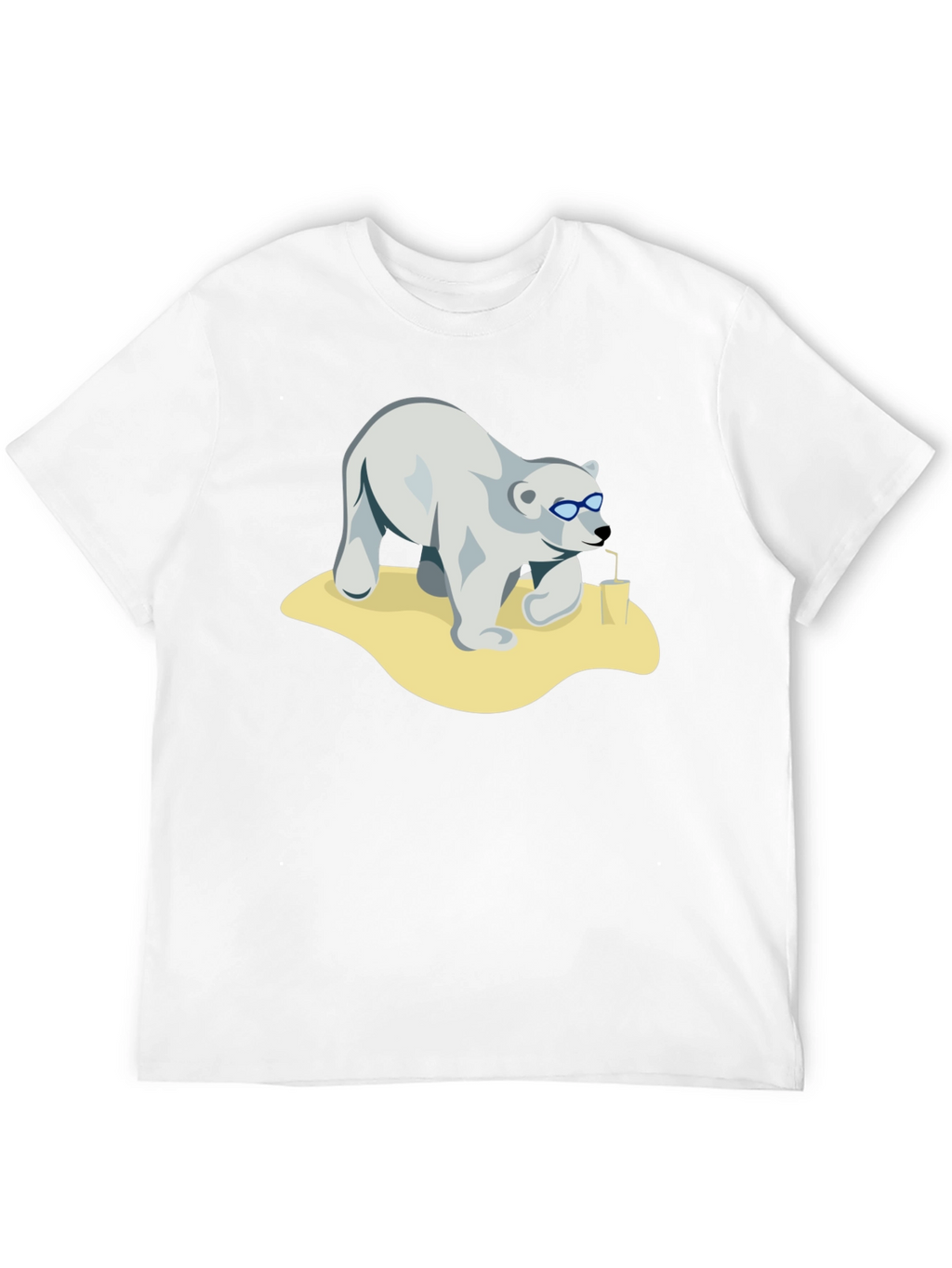 Cool Bear Tee - Black Cotton Graphic T-Shirt