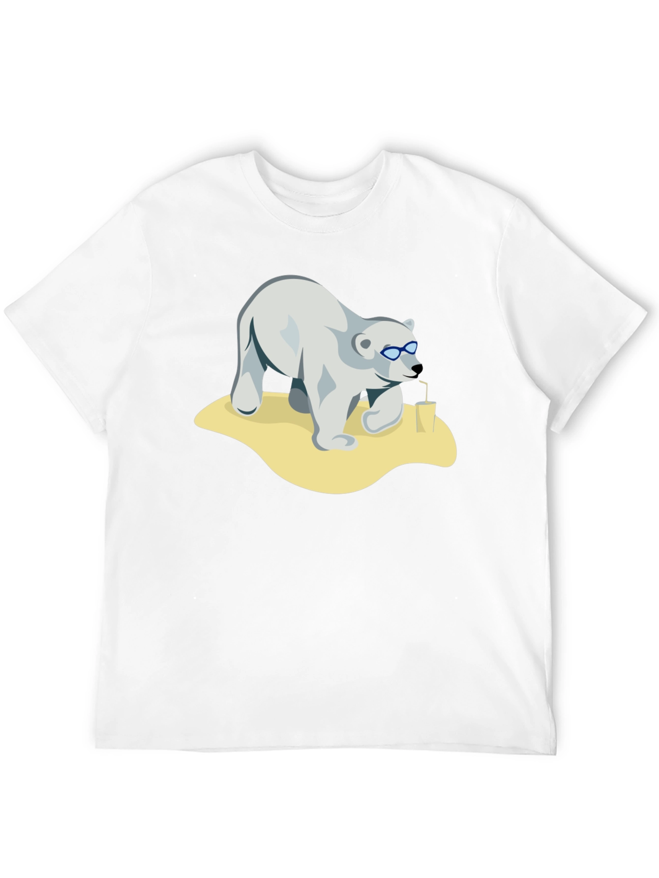 Cool Bear Tee - Black Cotton Graphic T-Shirt