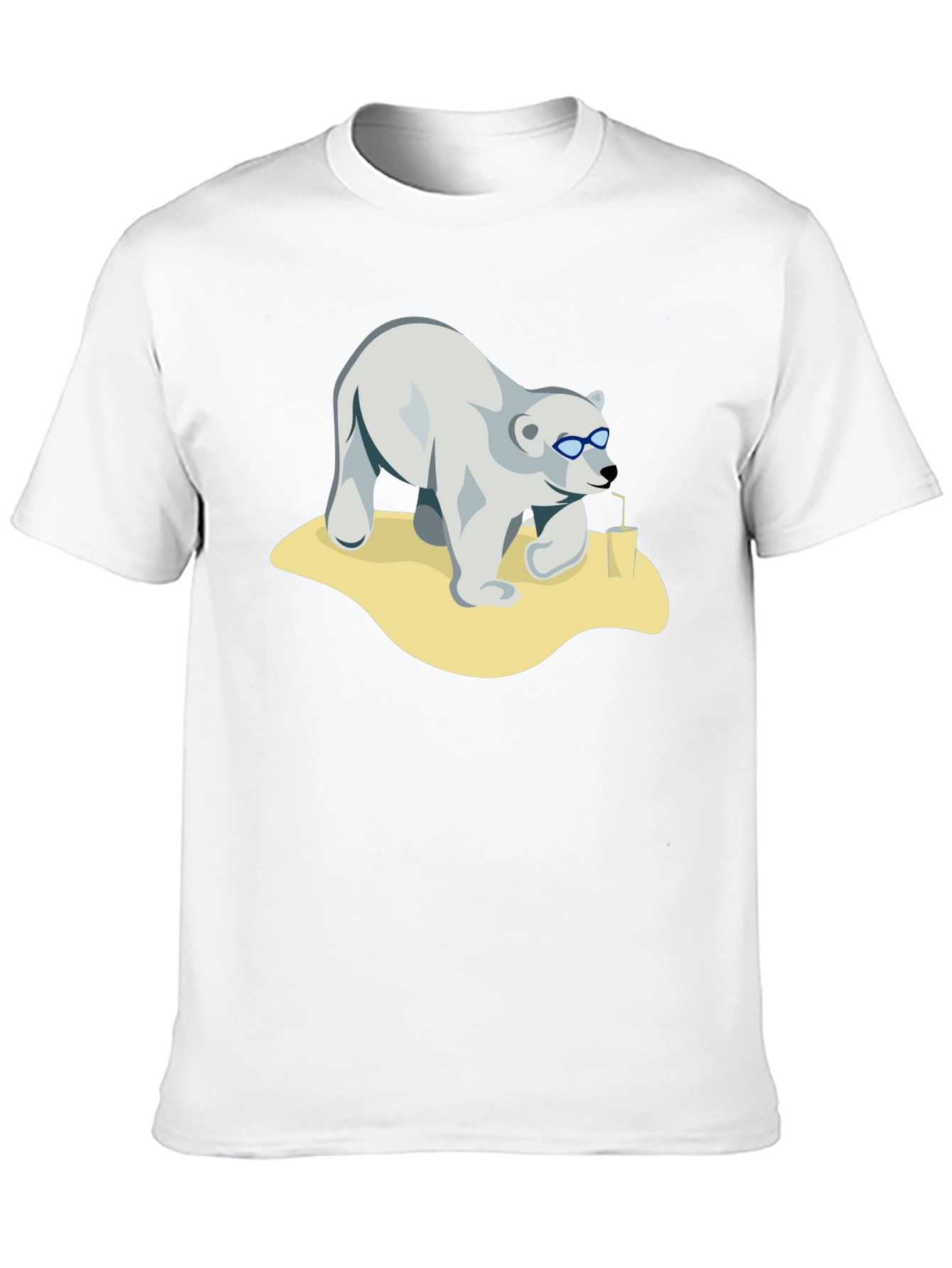 Cool Bear Tee - Black Cotton Graphic T-Shirt