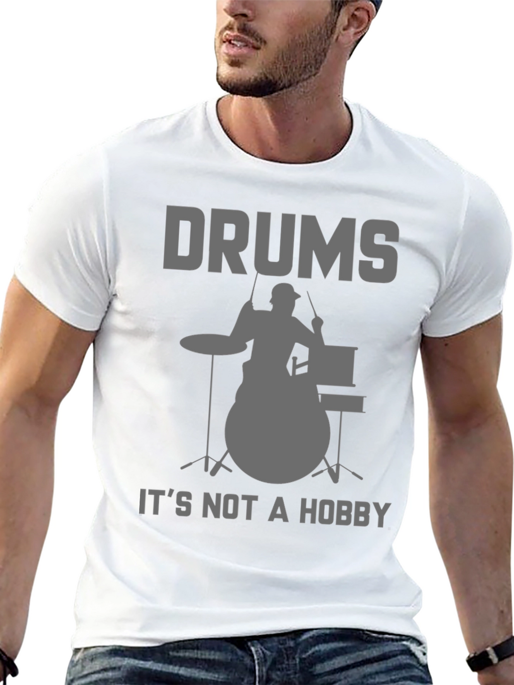 Drums Not a Hobby T-Shirt - Musician Tee