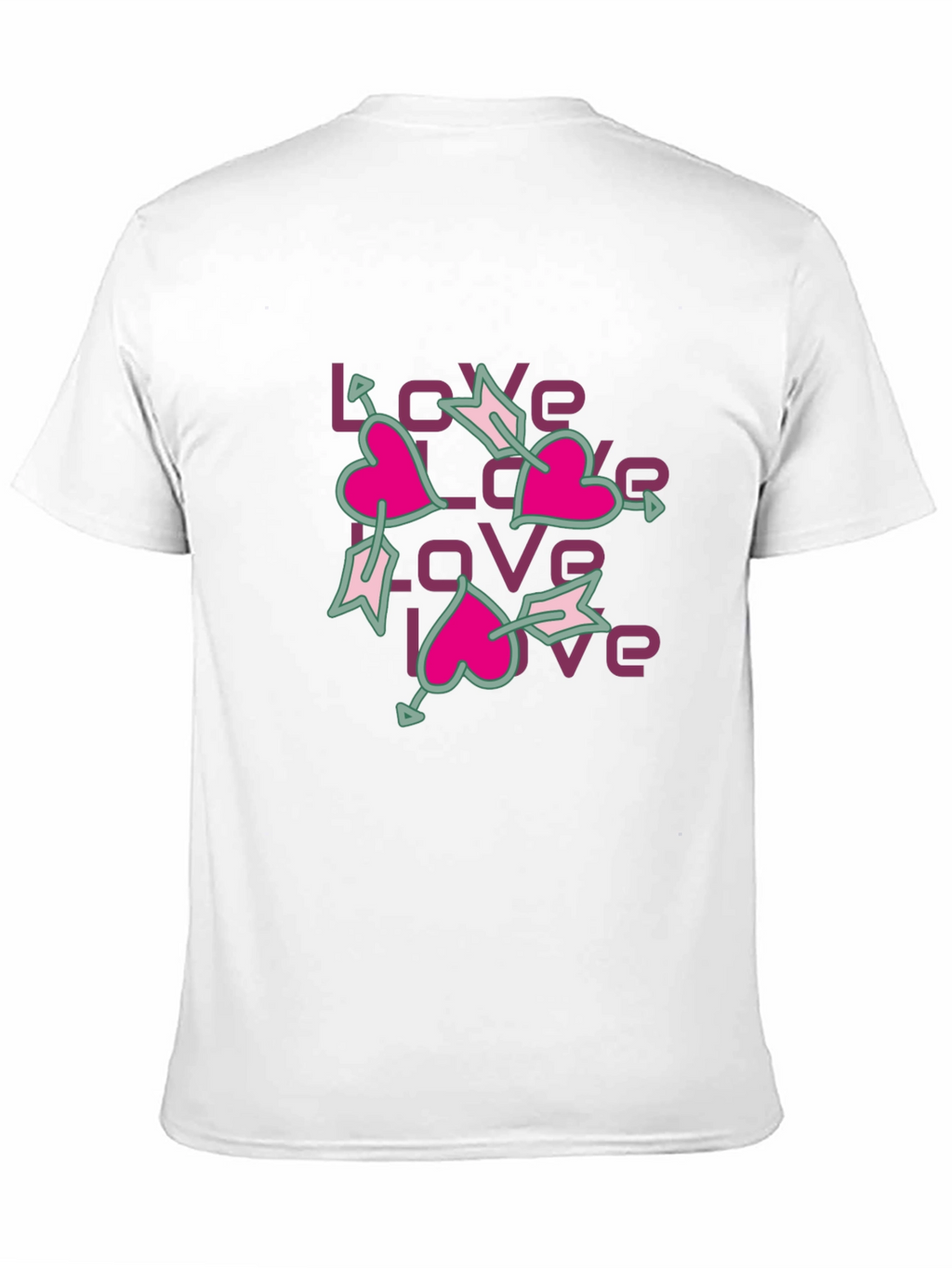 Love Arrows Graphic Tee - Casual Style