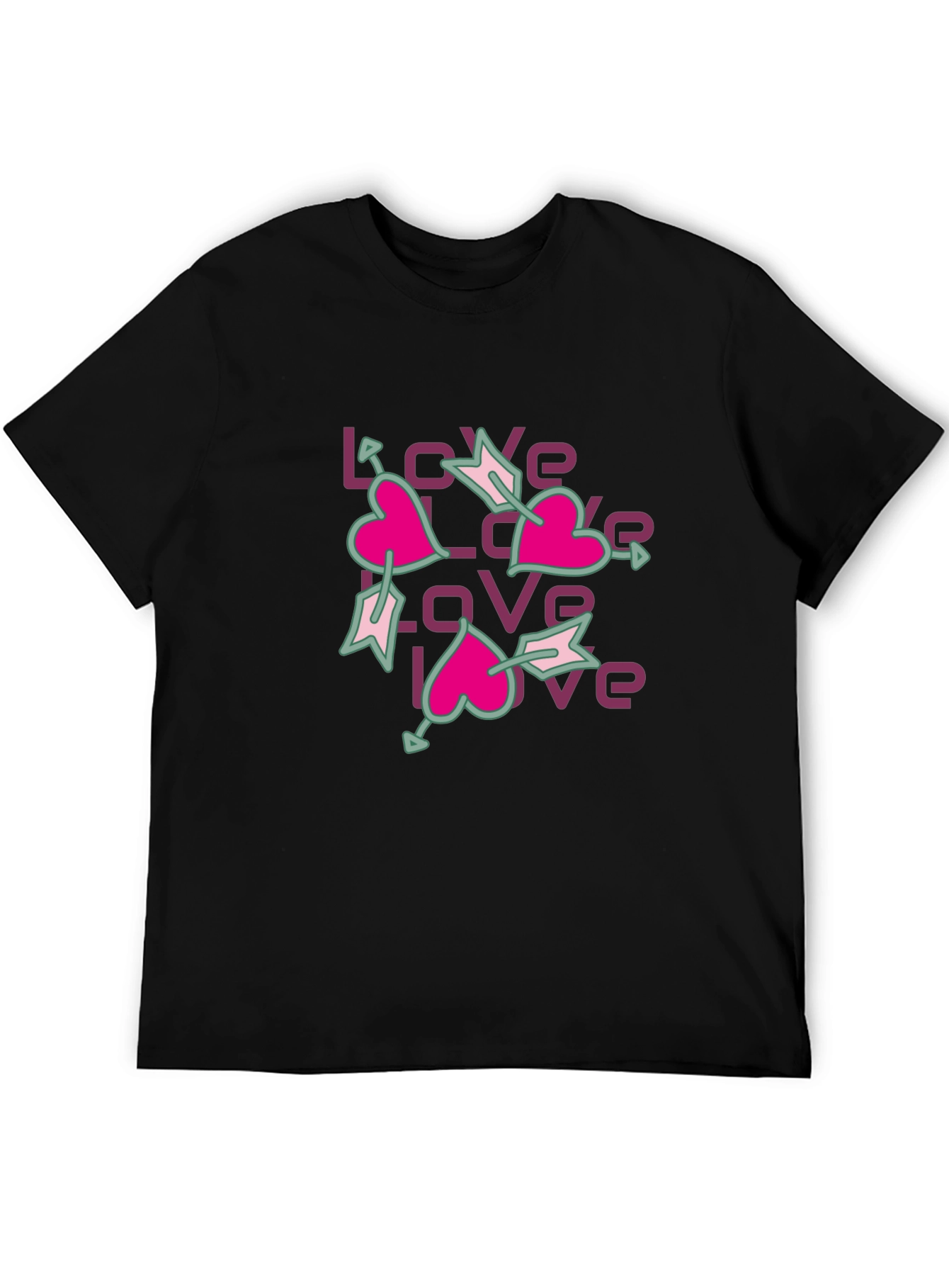 Love Arrows Graphic Tee - Casual Style