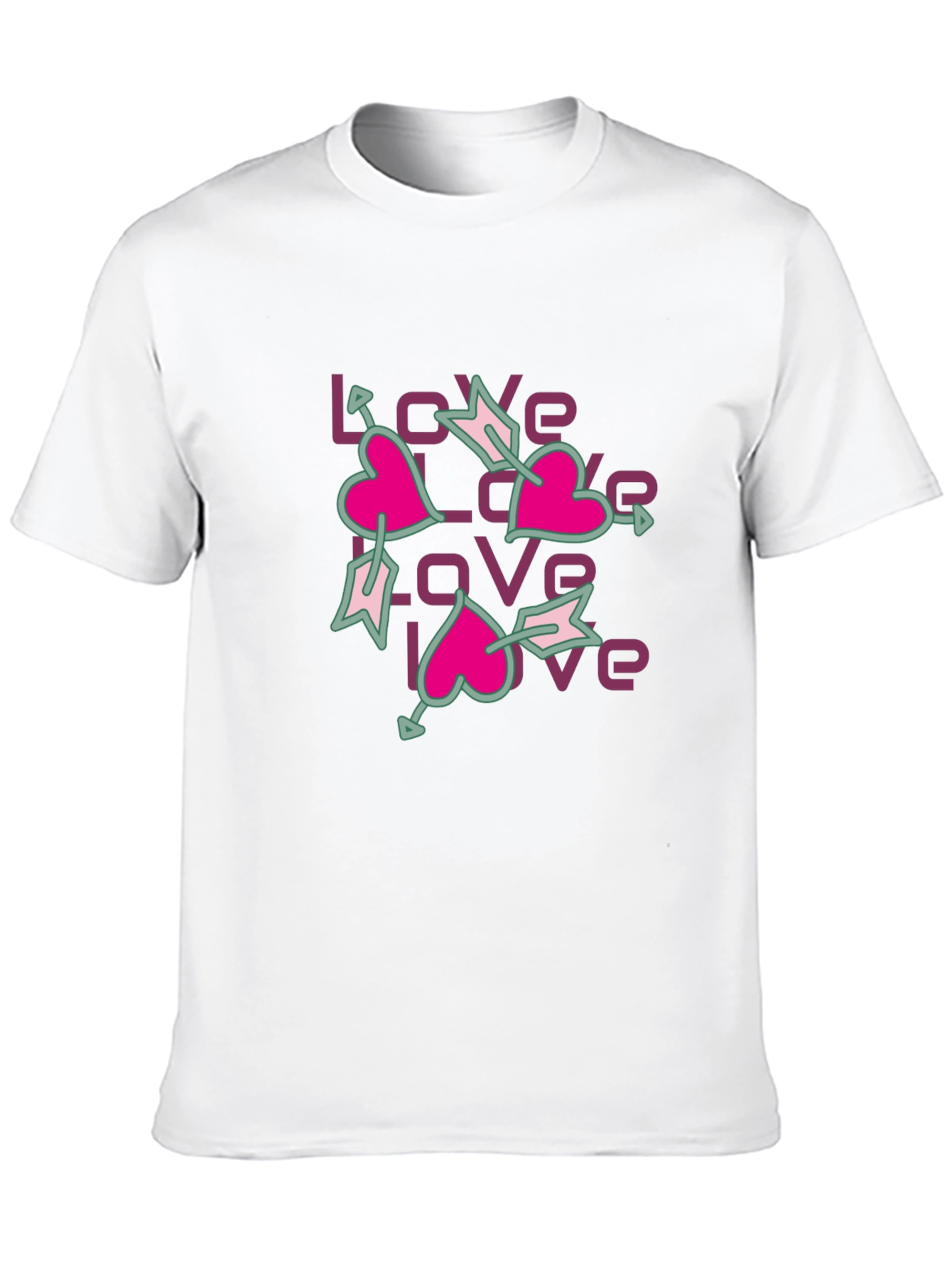 Love Arrows Graphic Tee - Casual Style