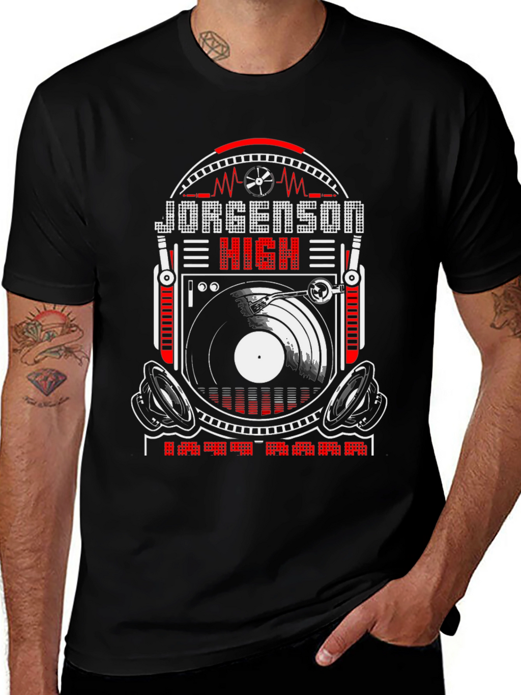 Jorgenson High DJ T-Shirt - Music Lover Tee